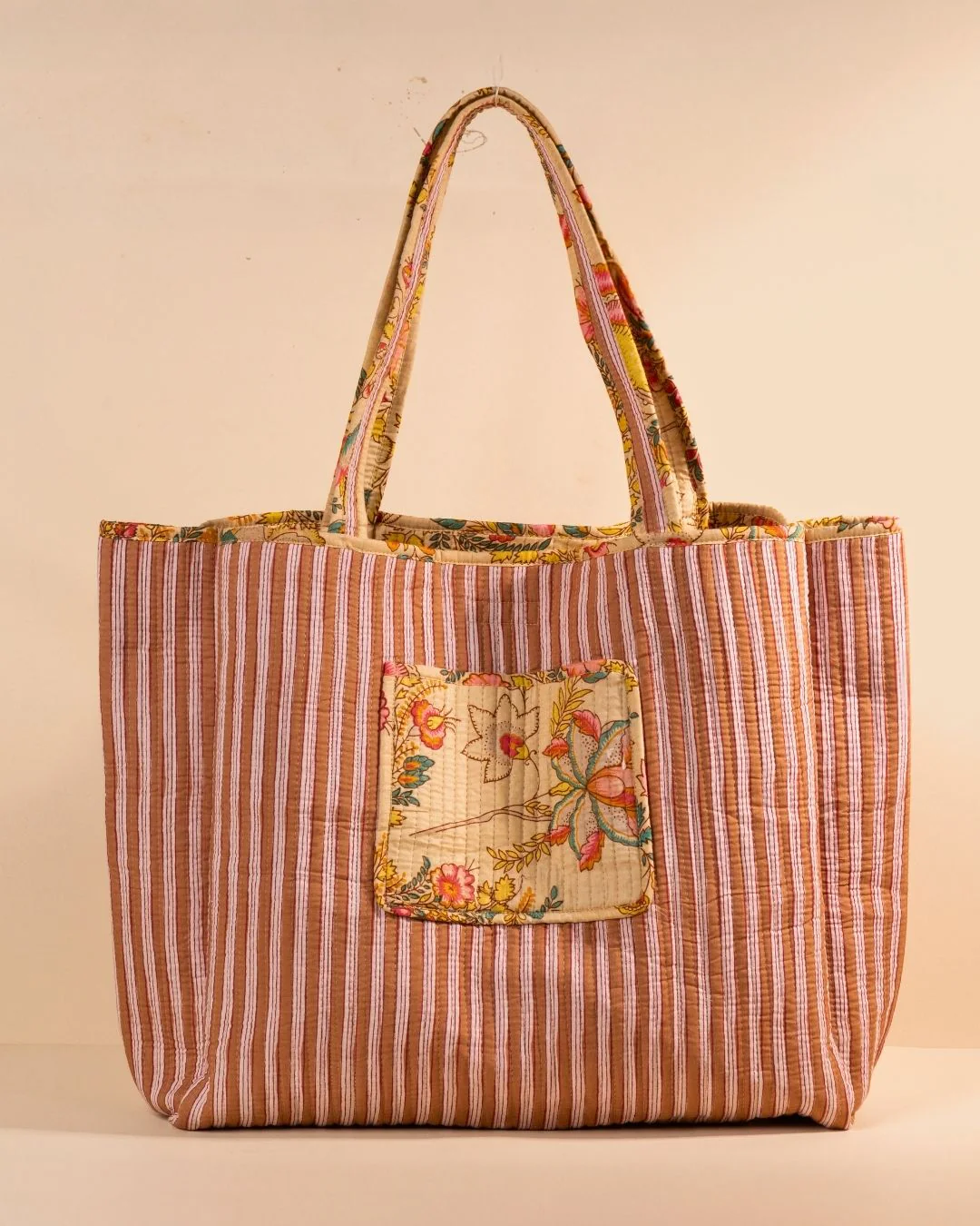 Sac Cabas Deepa - Beige Pastel - Image 2