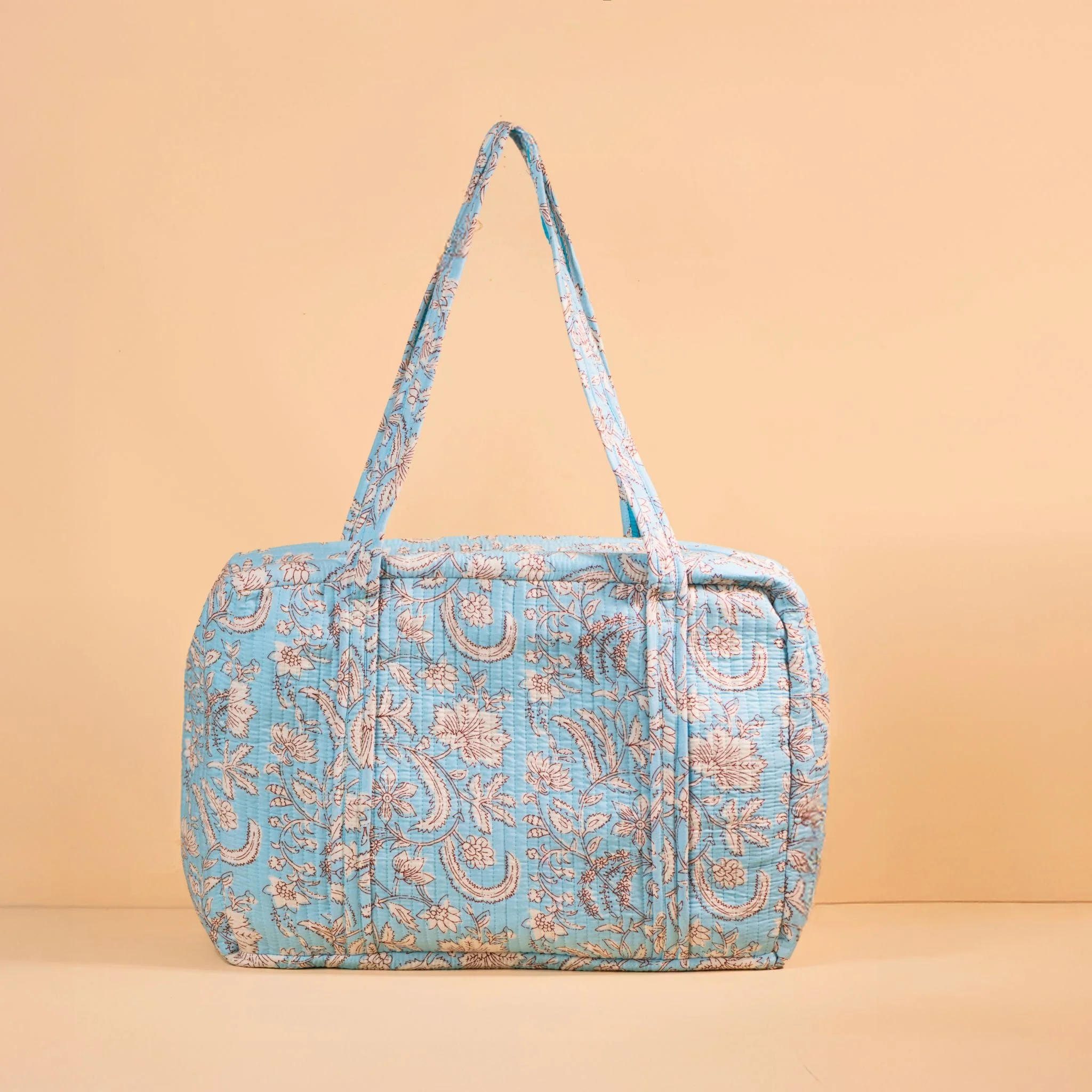 Sac Week-End Lola - Bleu Azur - Image 3