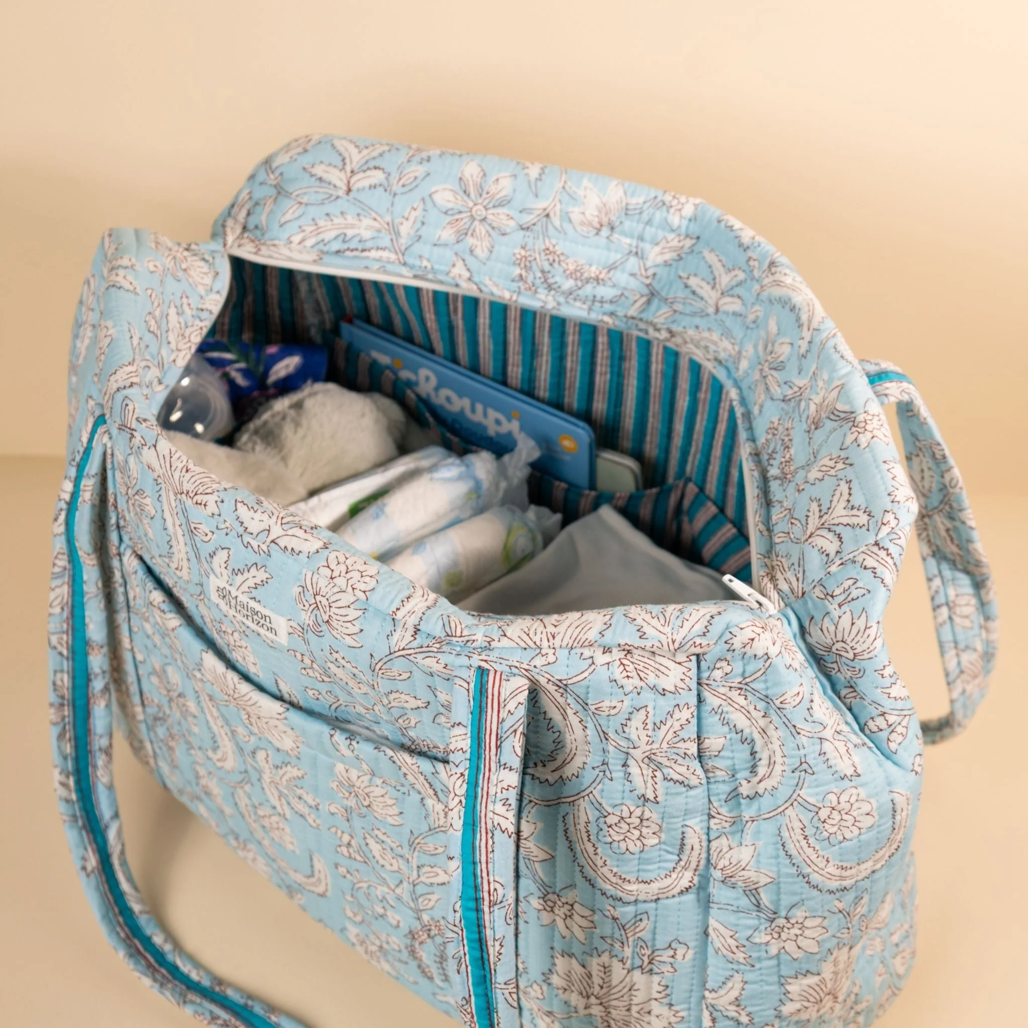 Sac Week-End Lola - Bleu Azur - Image 4