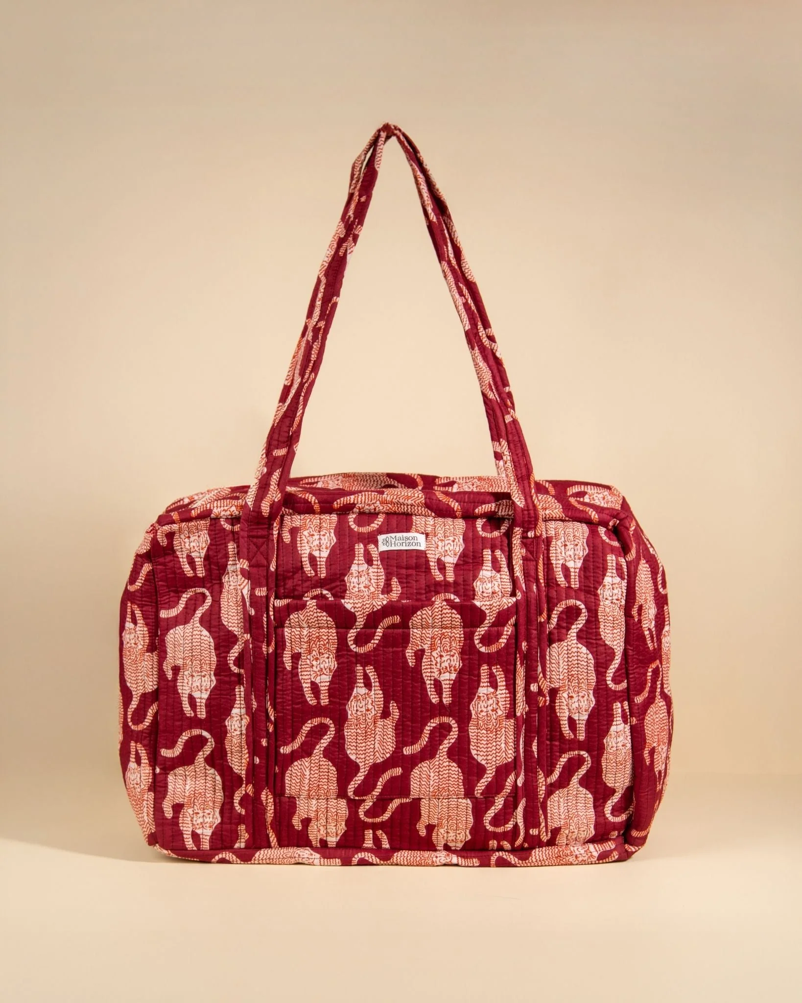 Sac Week-End Lola - Jungle Lie De Vin - Image 2