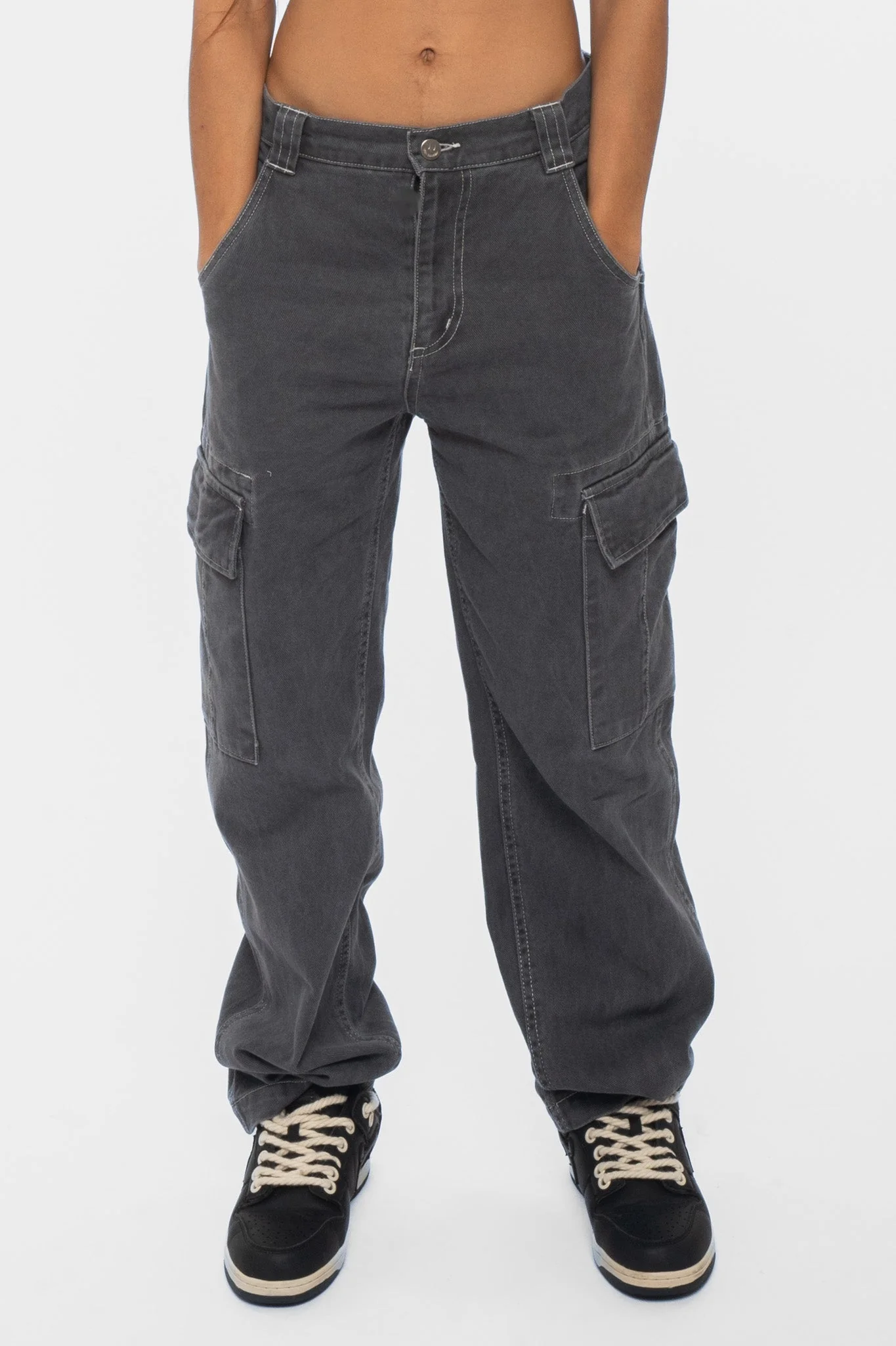 Pantalon Safran - Black Wash - Image 5