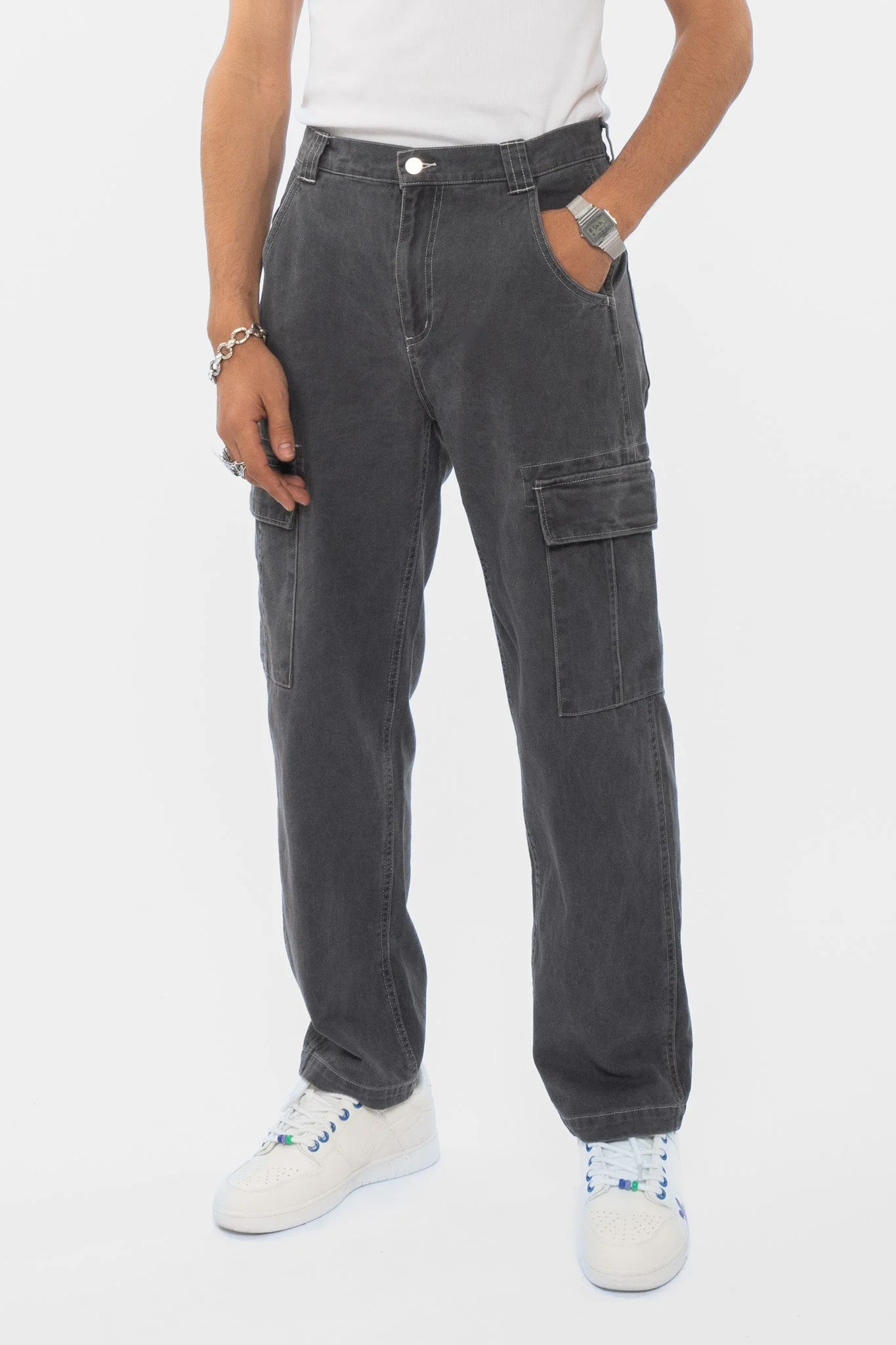 Pantalon Safran - Black Wash - Image 7
