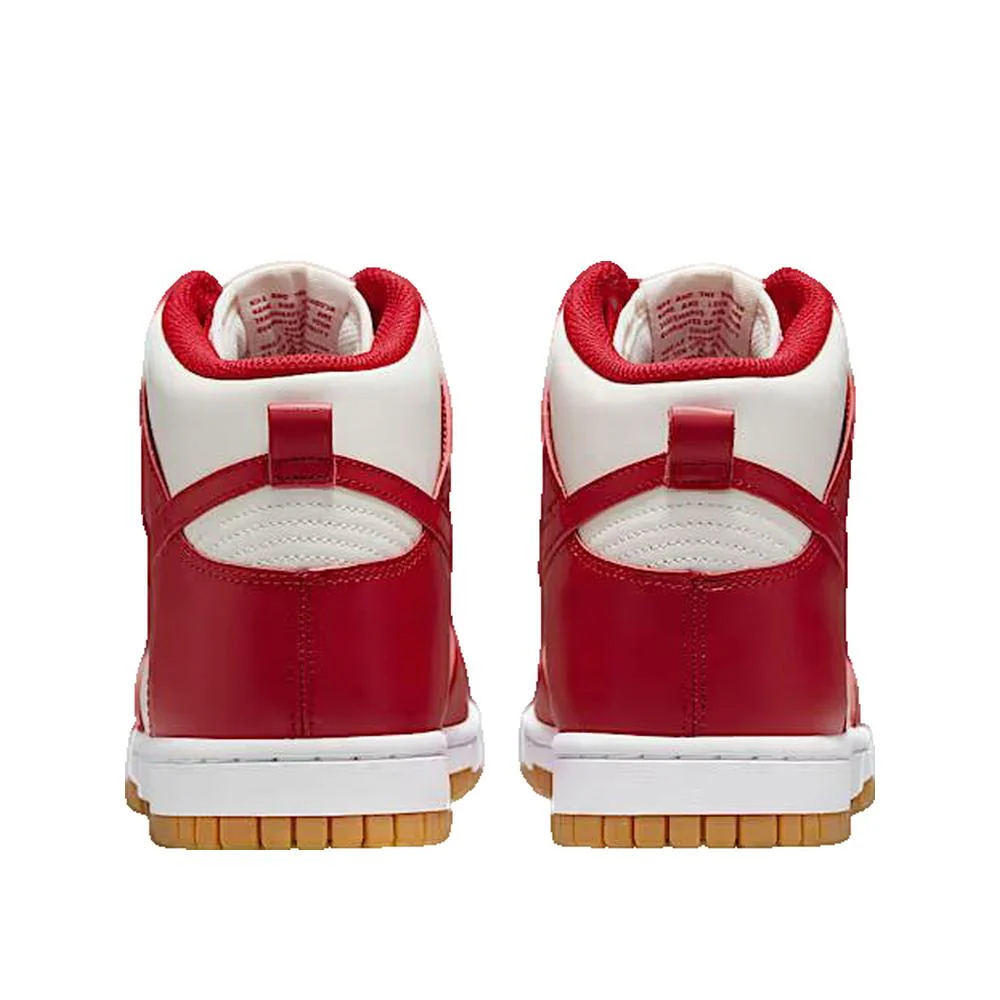 Baskets Dunk High - Blanc et Rouge - Image 3