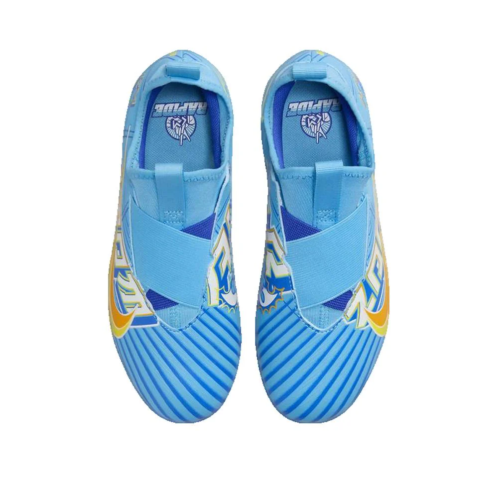 Baskets Jr. Mercurial Zoom Vapor 15 Academy KM FG/MG - Bleu - Image 2
