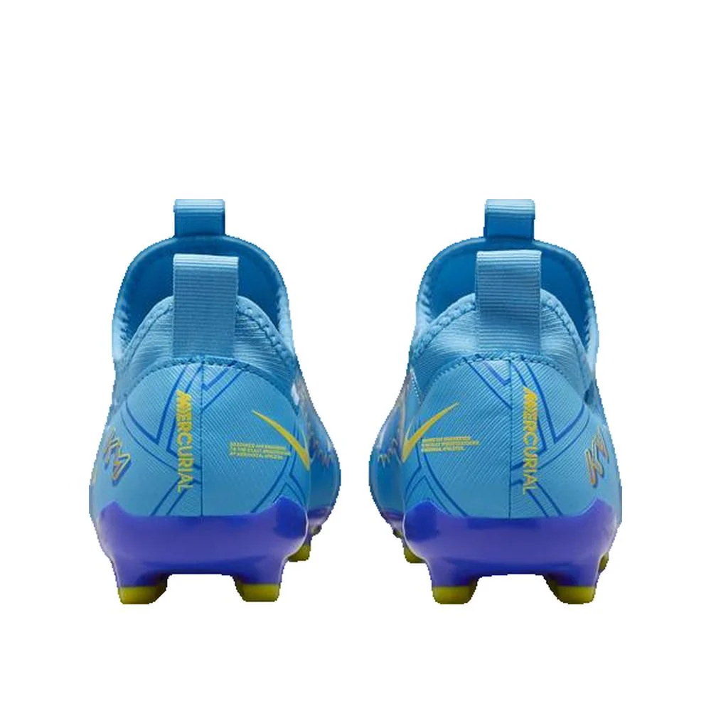 Baskets Jr. Mercurial Zoom Vapor 15 Academy KM FG/MG - Bleu - Image 3