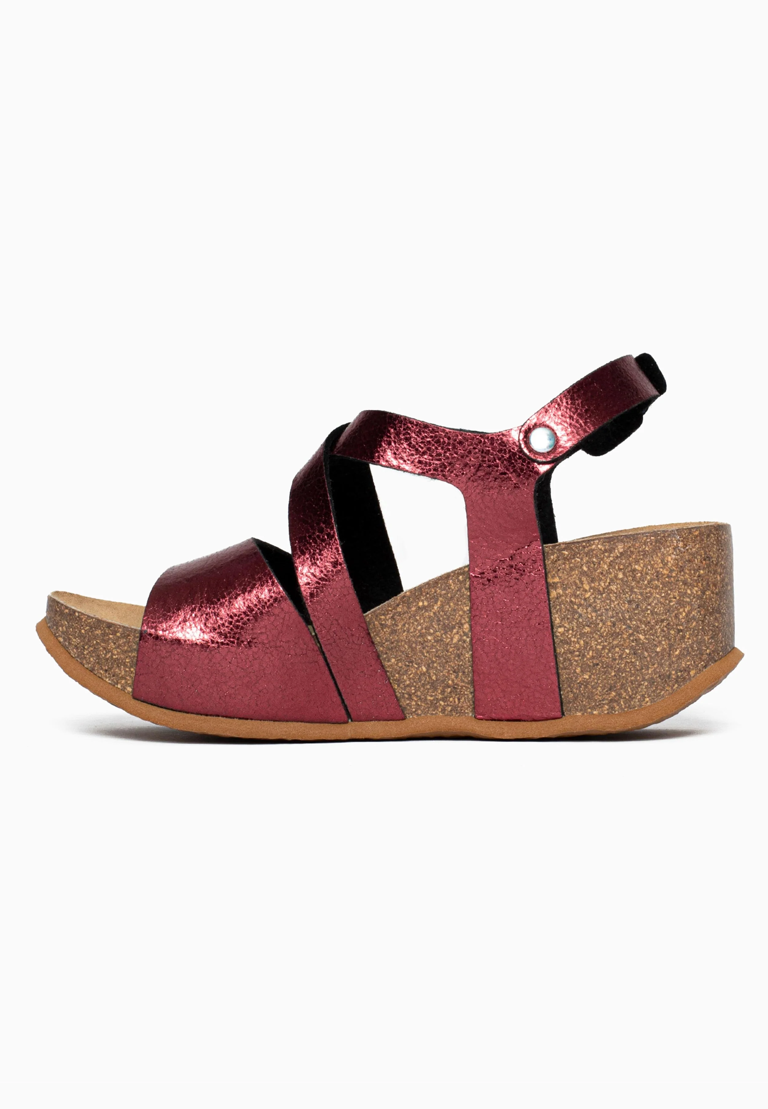 Sandales À Talons Compensés Adelaide - Burgundy - Femme - Image 6