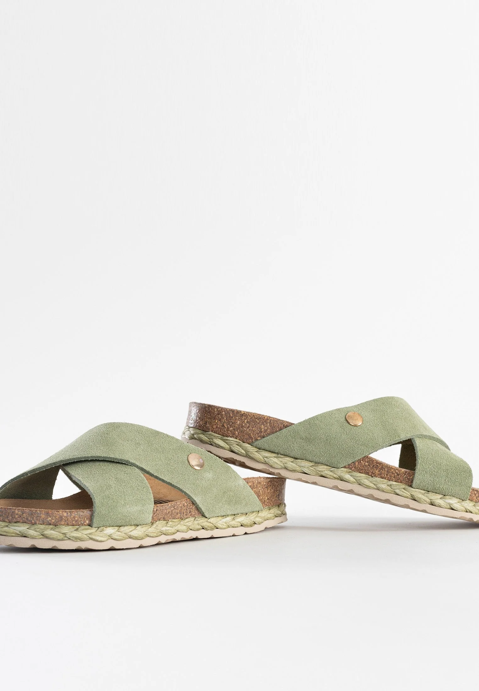 Sandales À Deux Brides Broome - Cuir - Green - Femme - Image 2