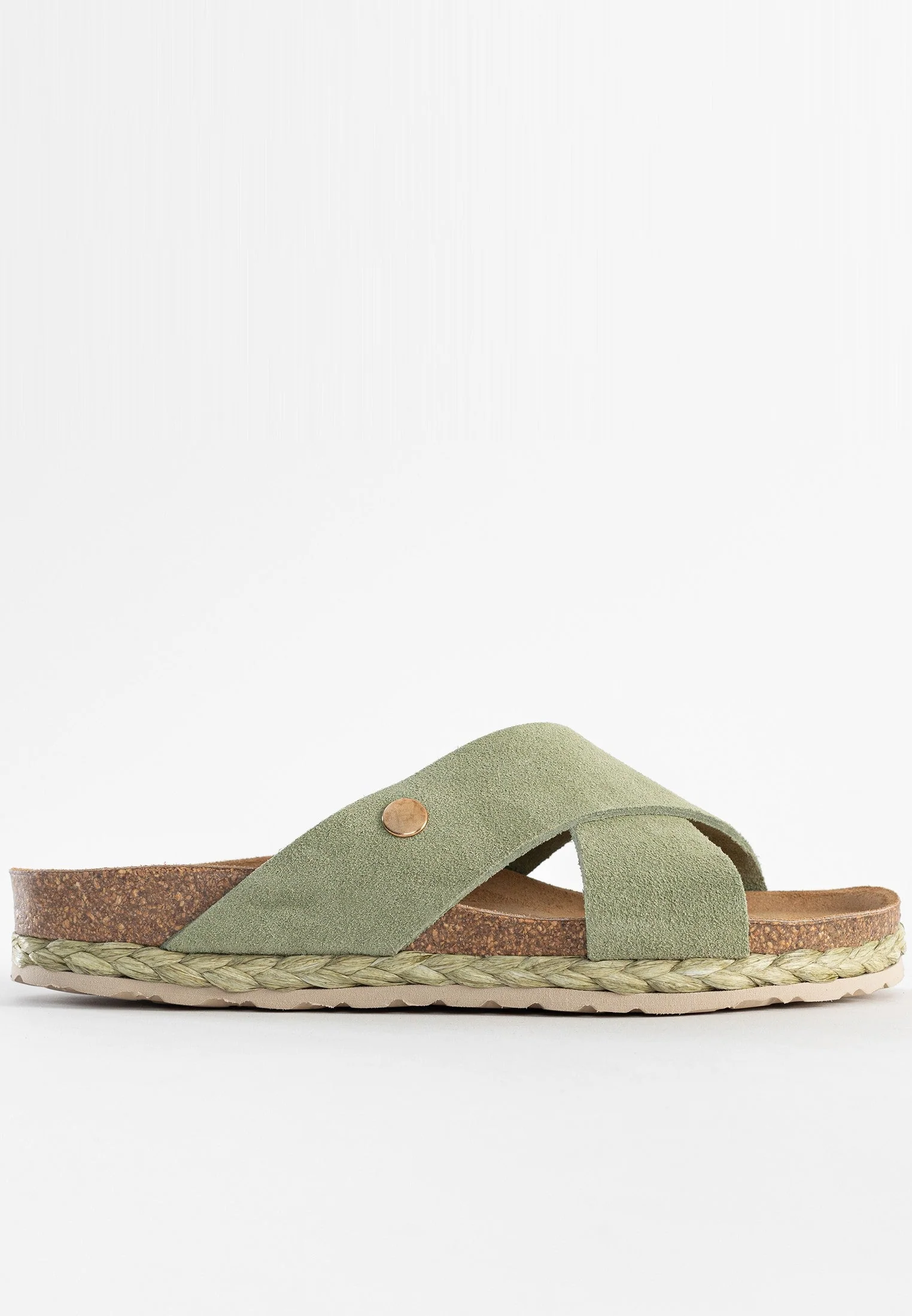 Sandales À Deux Brides Broome - Cuir - Green - Femme - Image 3