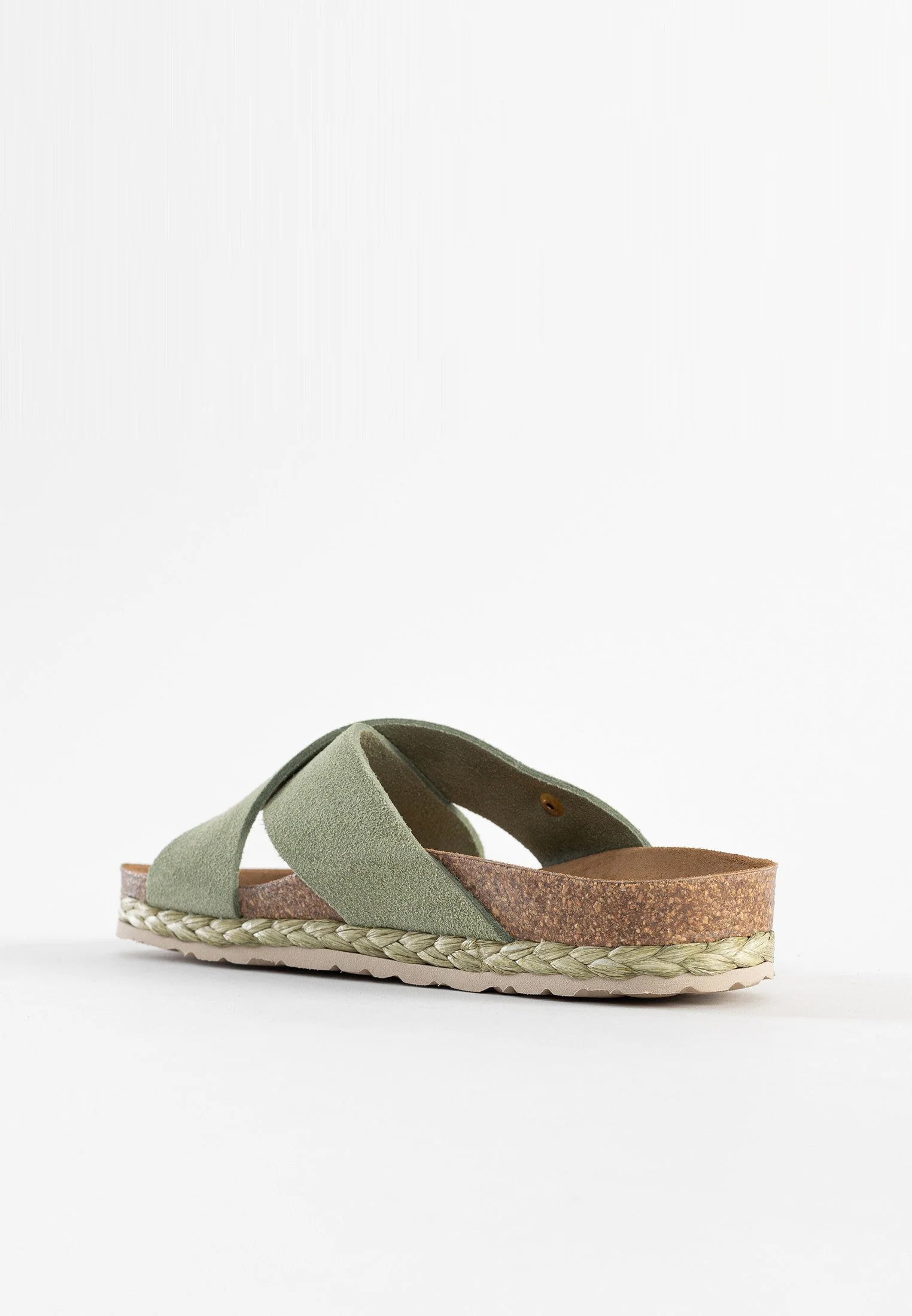 Sandales À Deux Brides Broome - Cuir - Green - Femme - Image 4