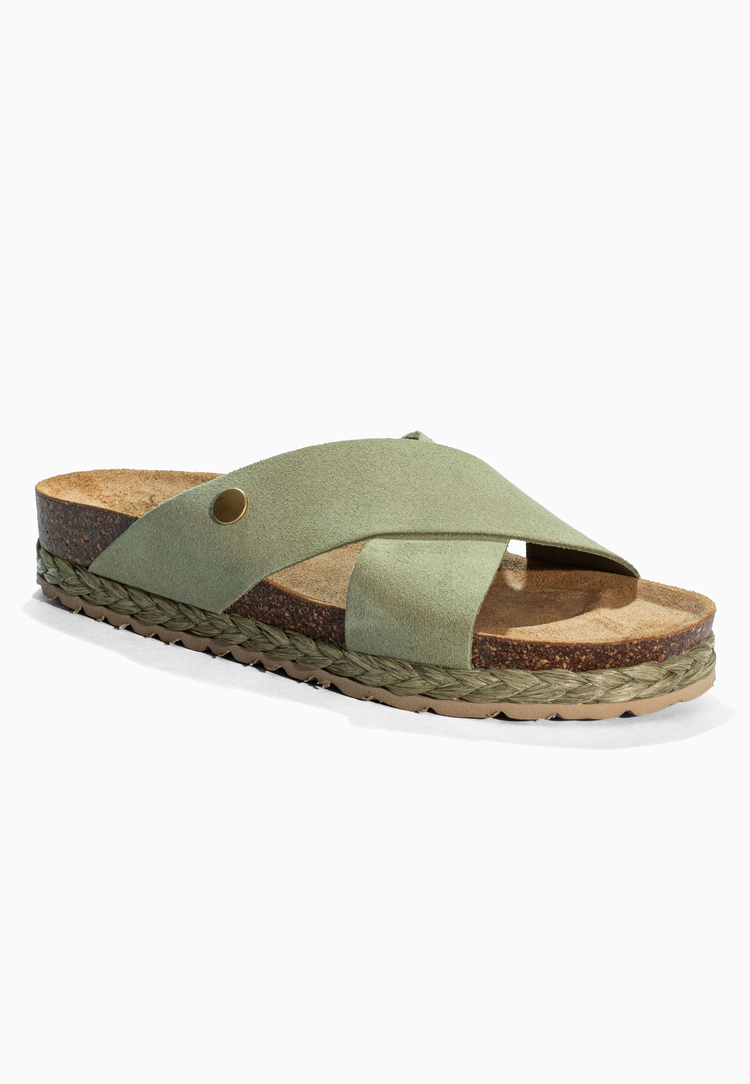 Sandales À Deux Brides Broome - Cuir - Green - Femme - Image 2