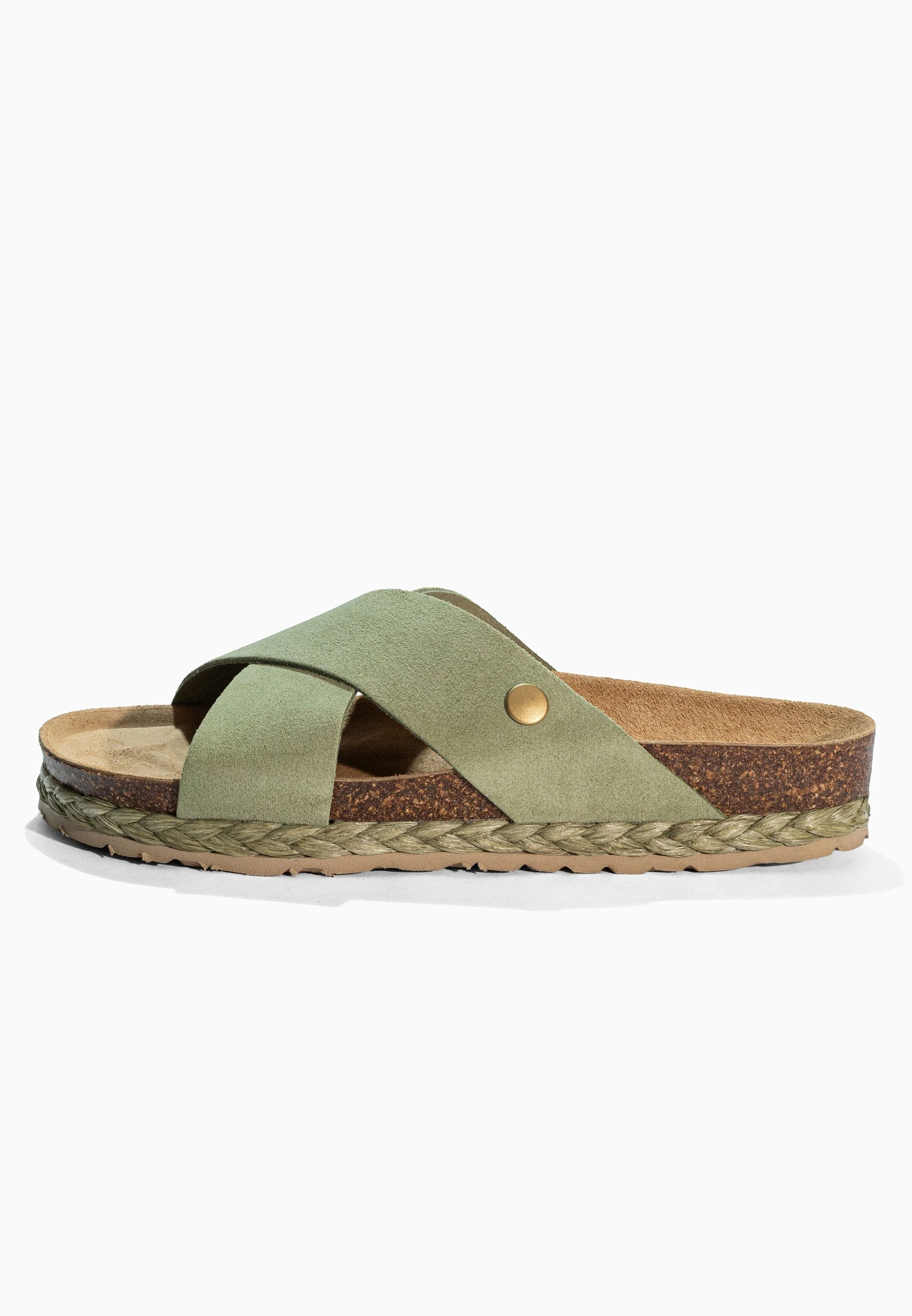 Sandales À Deux Brides Broome - Cuir - Green - Femme - Image 3