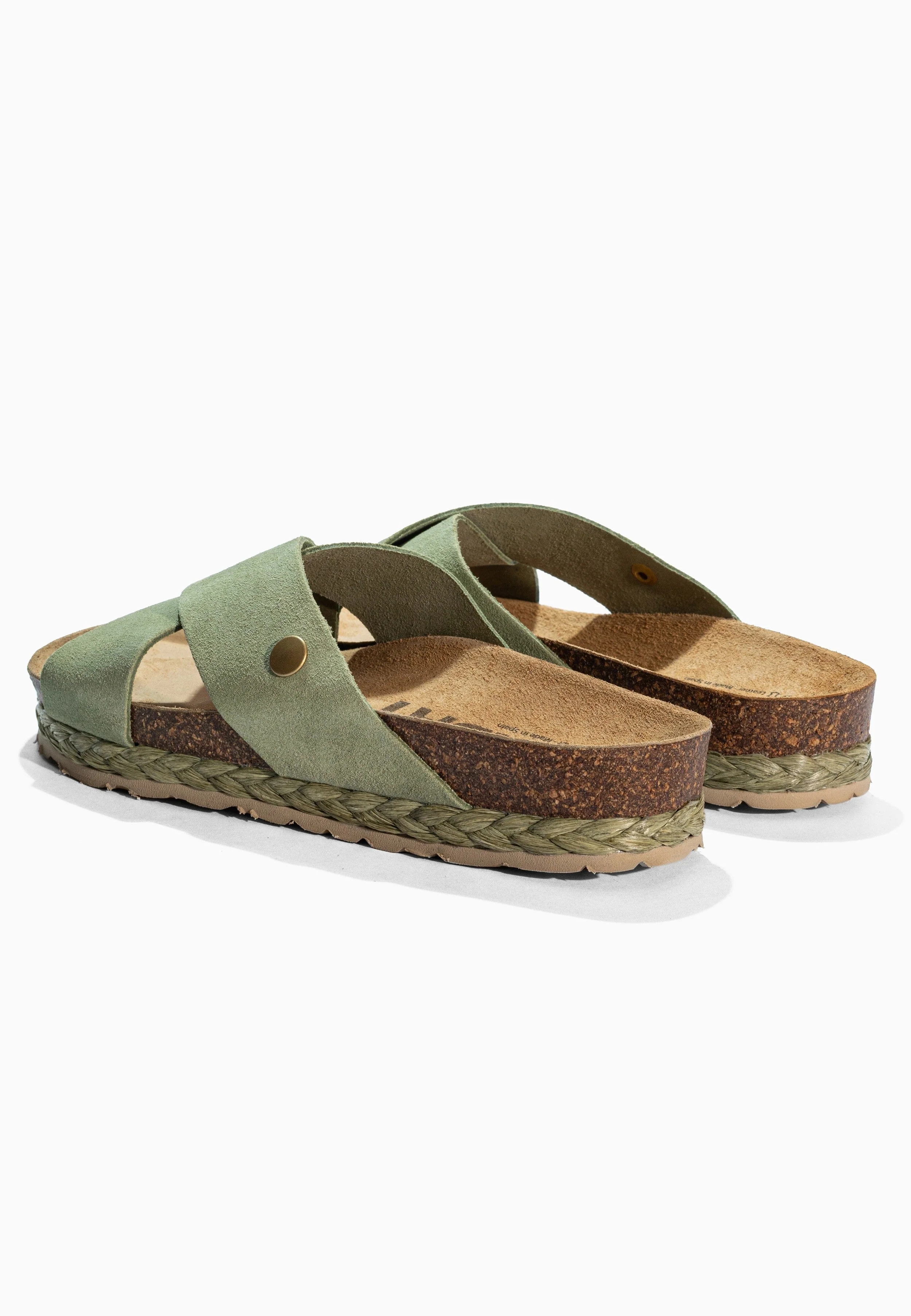 Sandales À Deux Brides Broome - Cuir - Green - Femme - Image 6