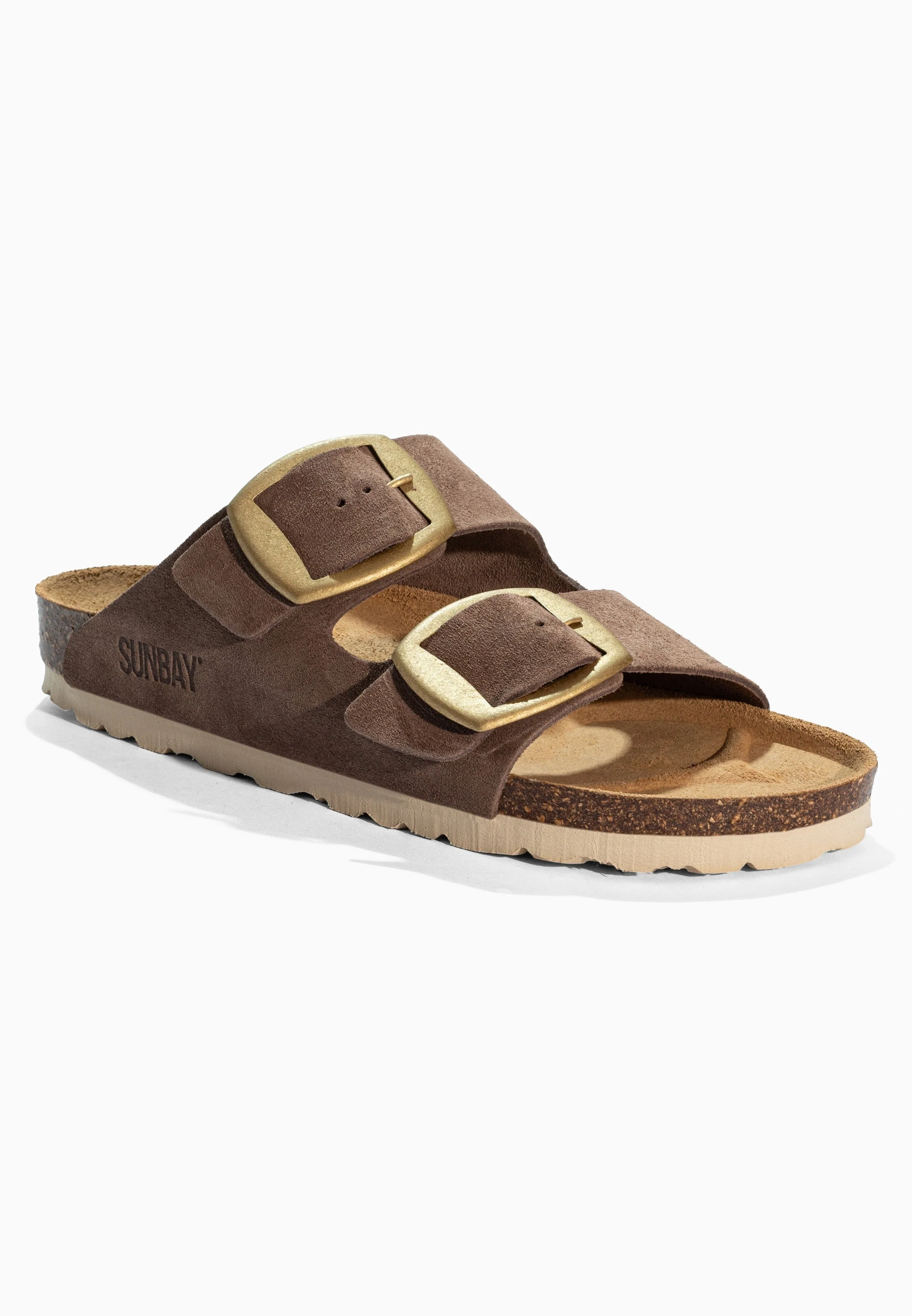 Sandales À Deux Brides Calen - Cuir - Dark Beige - Femme - Image 2