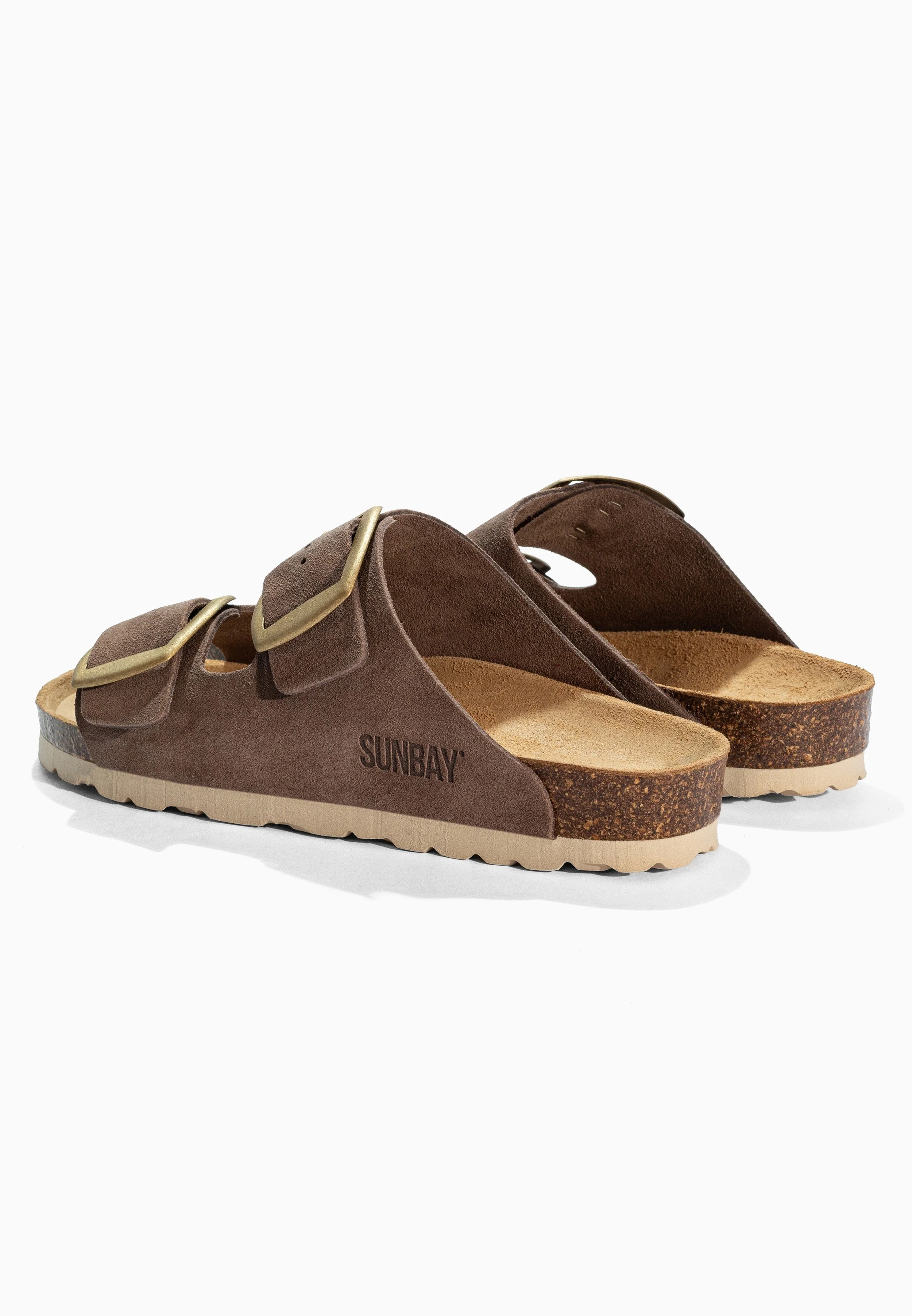 Sandales À Deux Brides Calen - Cuir - Dark Beige - Femme - Image 6