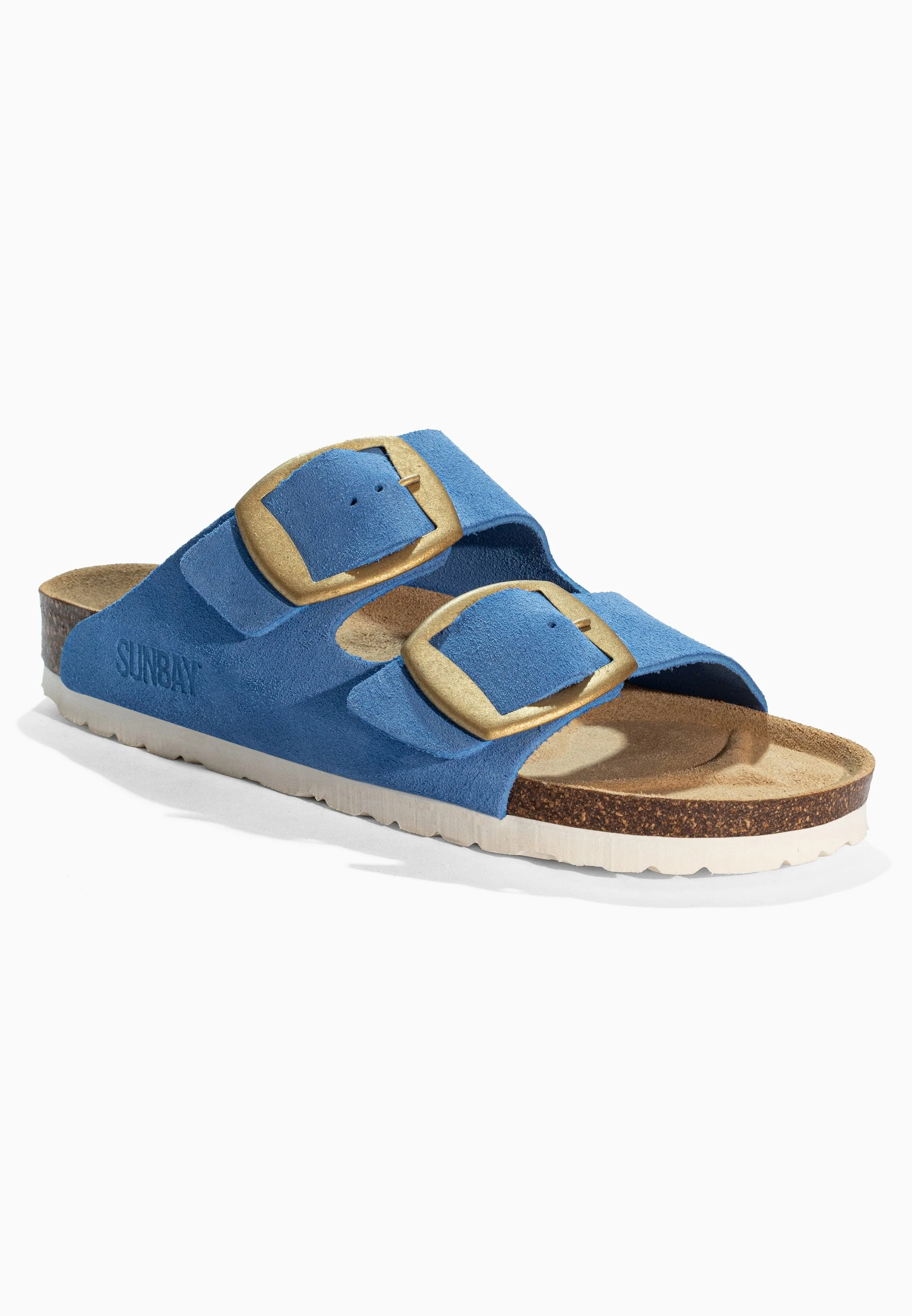 Sandales À Deux Brides Calen - Cuir - Blue - Femme - Image 2