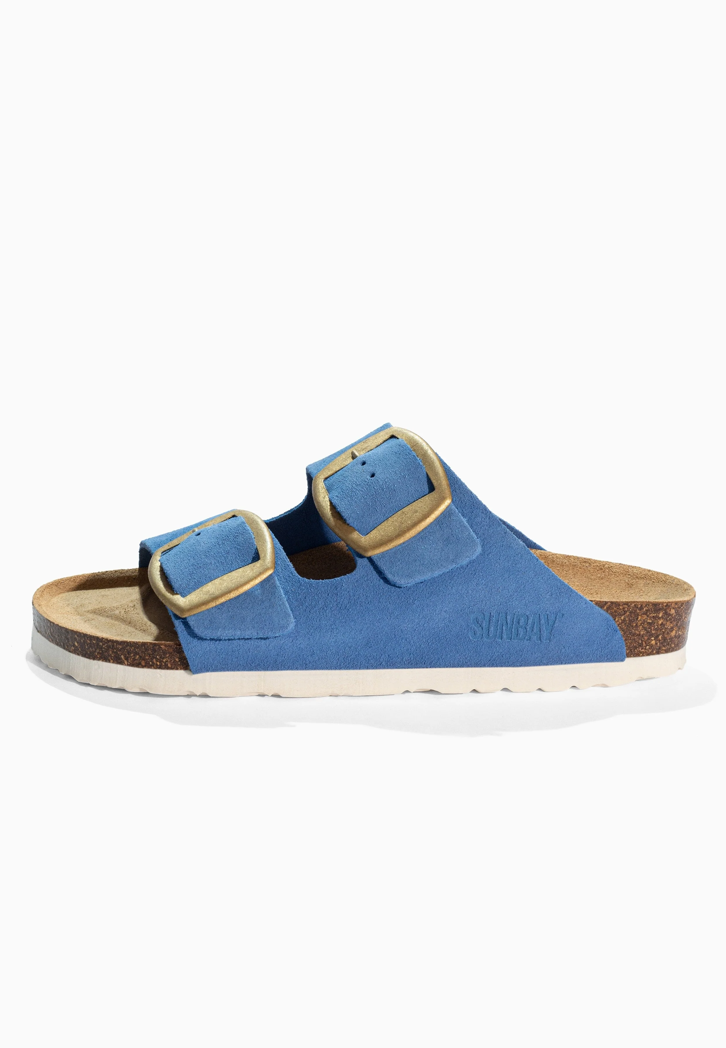 Sandales À Deux Brides Calen - Cuir - Blue - Femme - Image 3