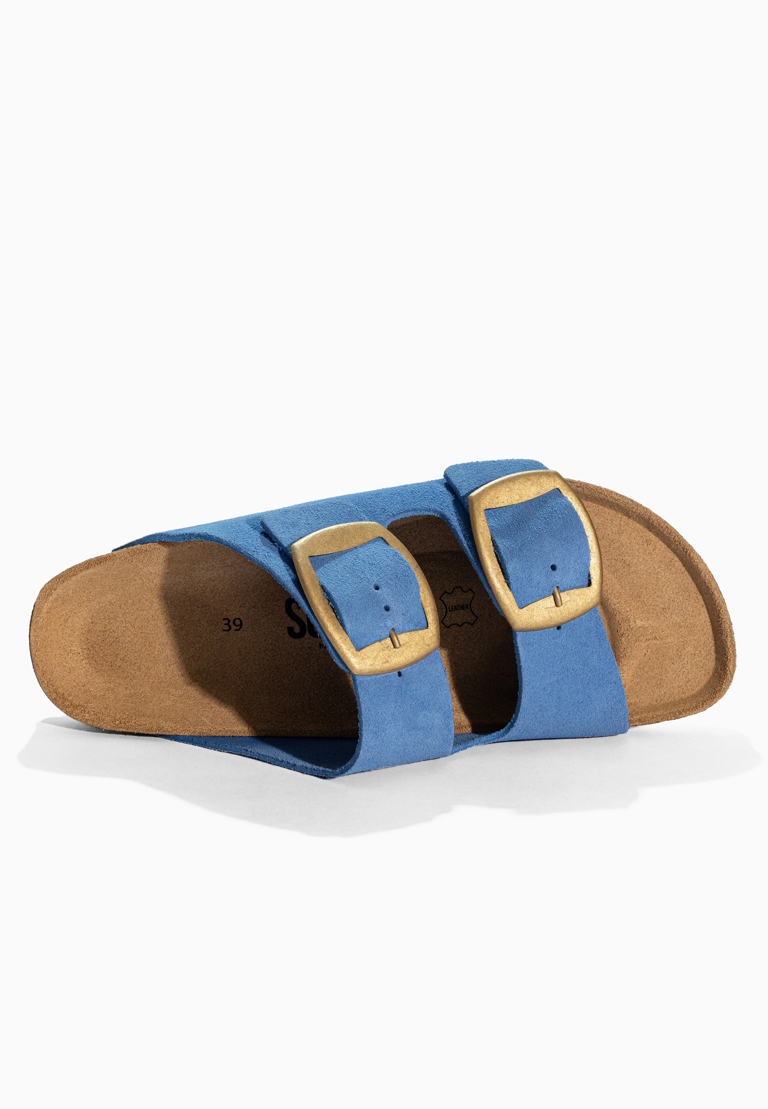 Sandales À Deux Brides Calen - Cuir - Blue - Femme - Image 5