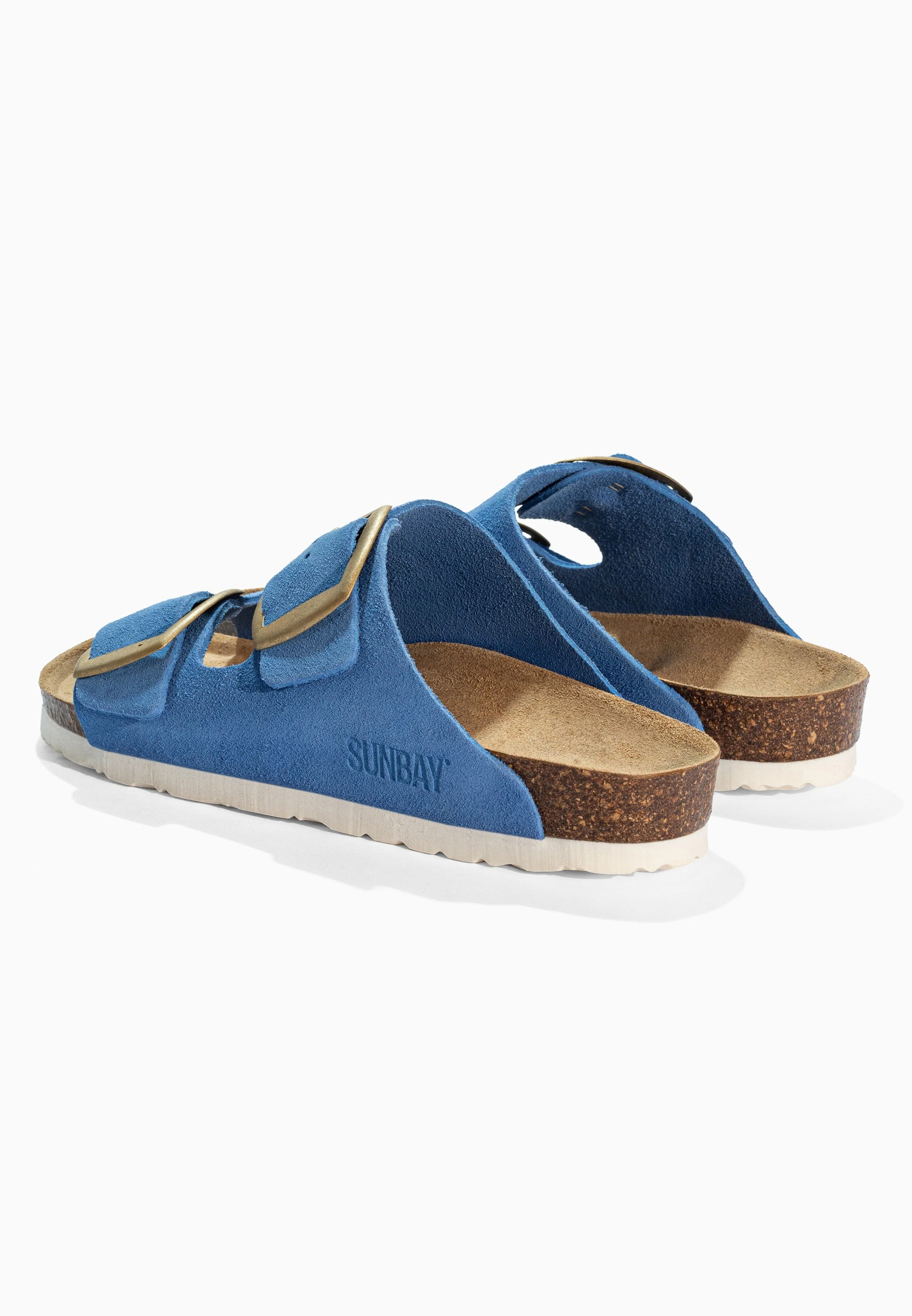 Sandales À Deux Brides Calen - Cuir - Blue - Femme - Image 6