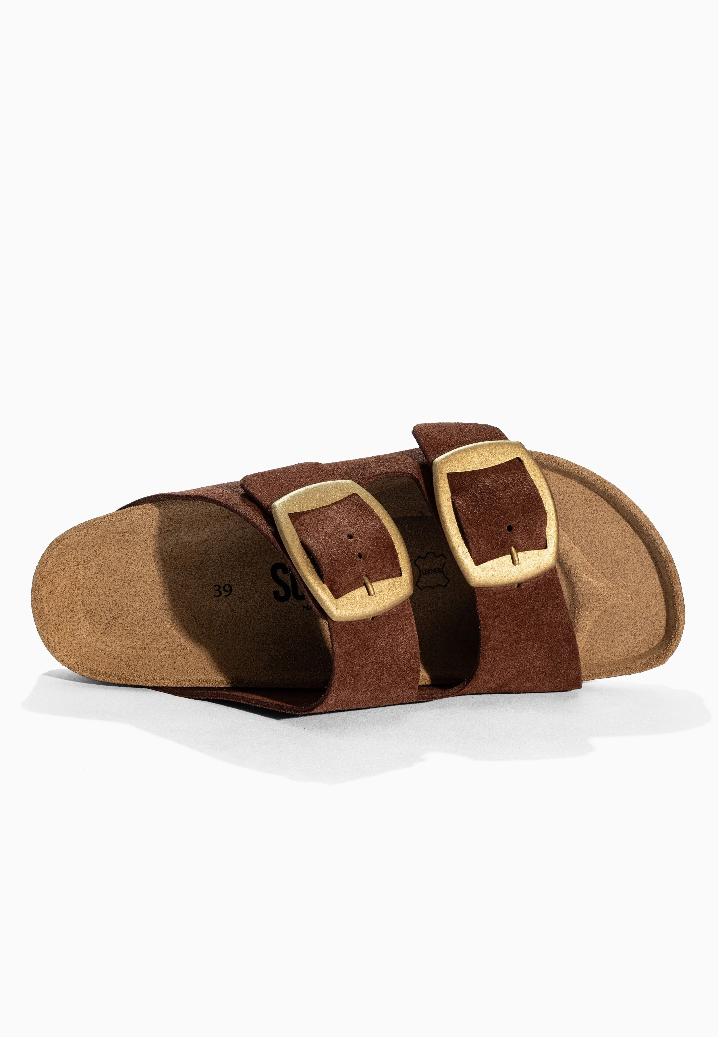 Sandales À Deux Brides Calen - Cuir - Brown - Femme - Image 5