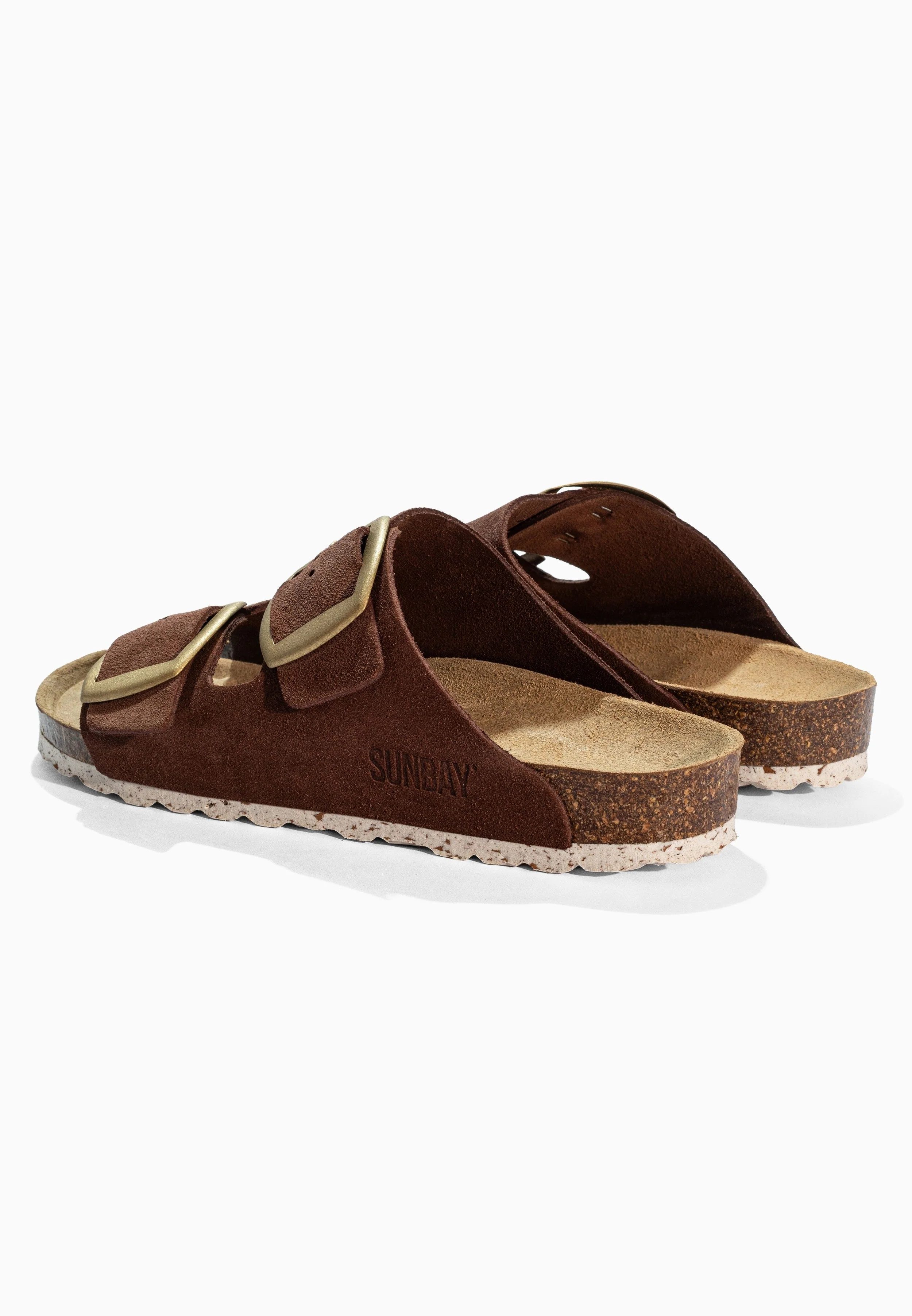 Sandales À Deux Brides Calen - Cuir - Brown - Femme - Image 6