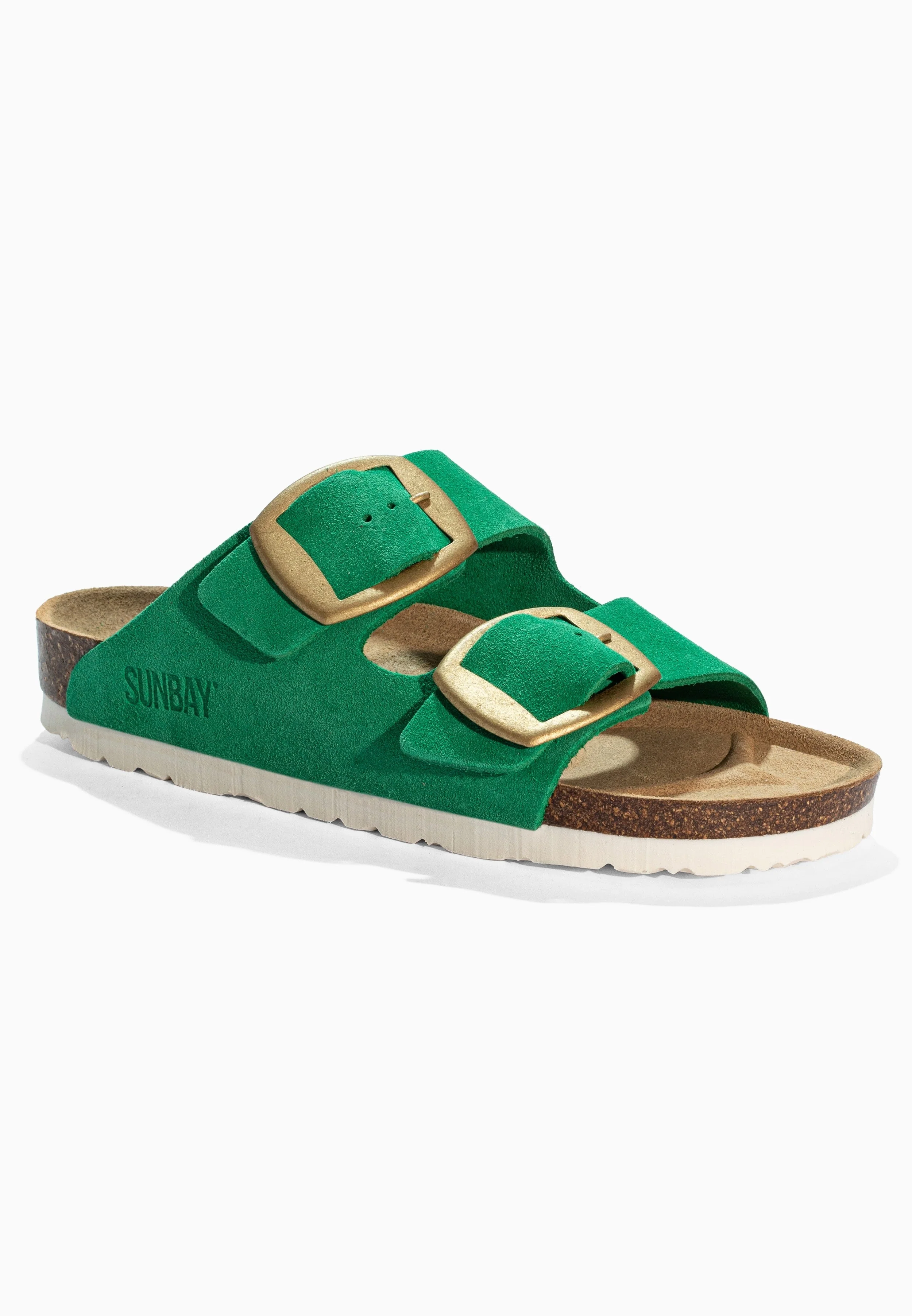 Sandales À Deux Brides Calen - Cuir - Green - Femme - Image 2