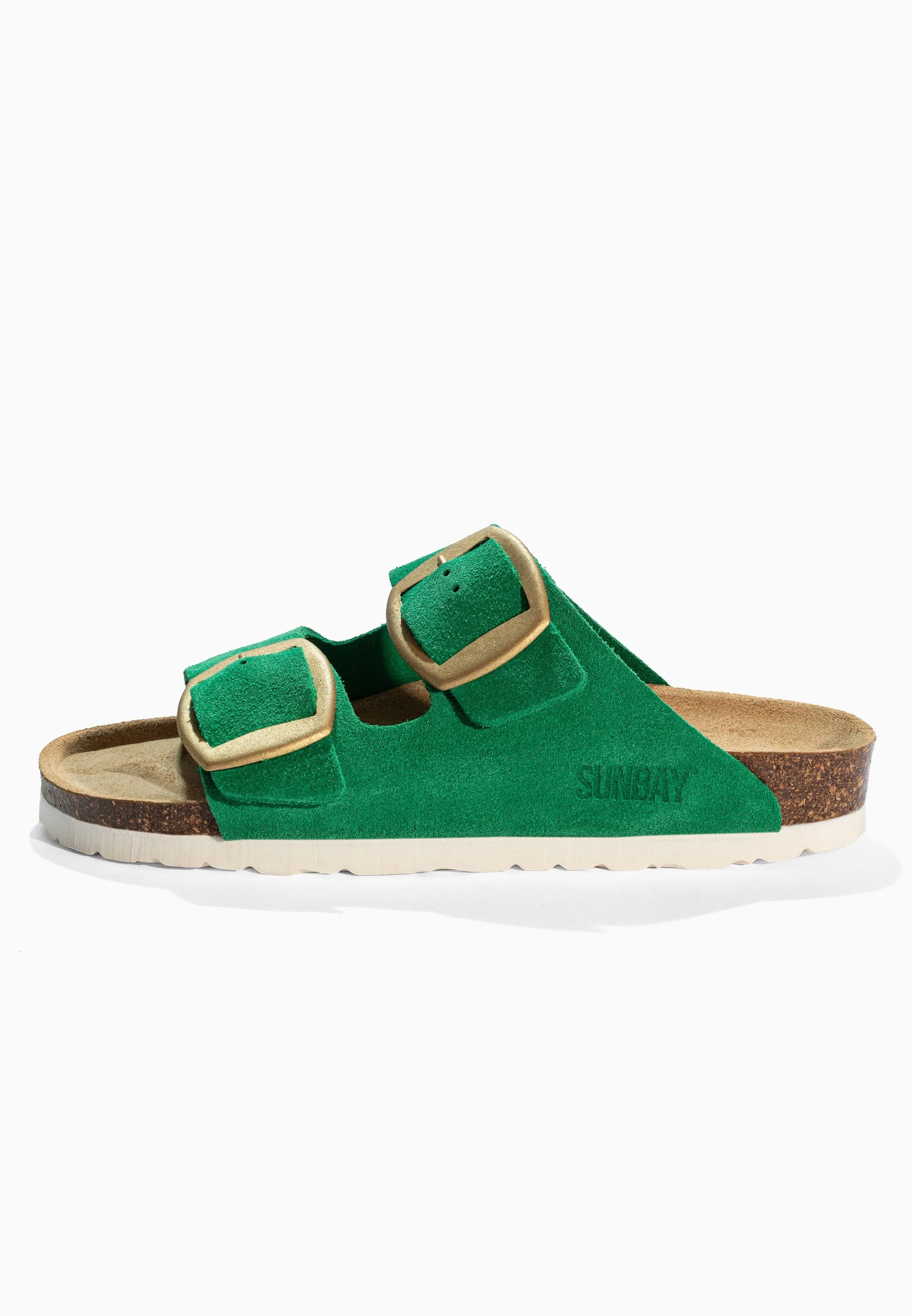 Sandales À Deux Brides Calen - Cuir - Green - Femme - Image 3