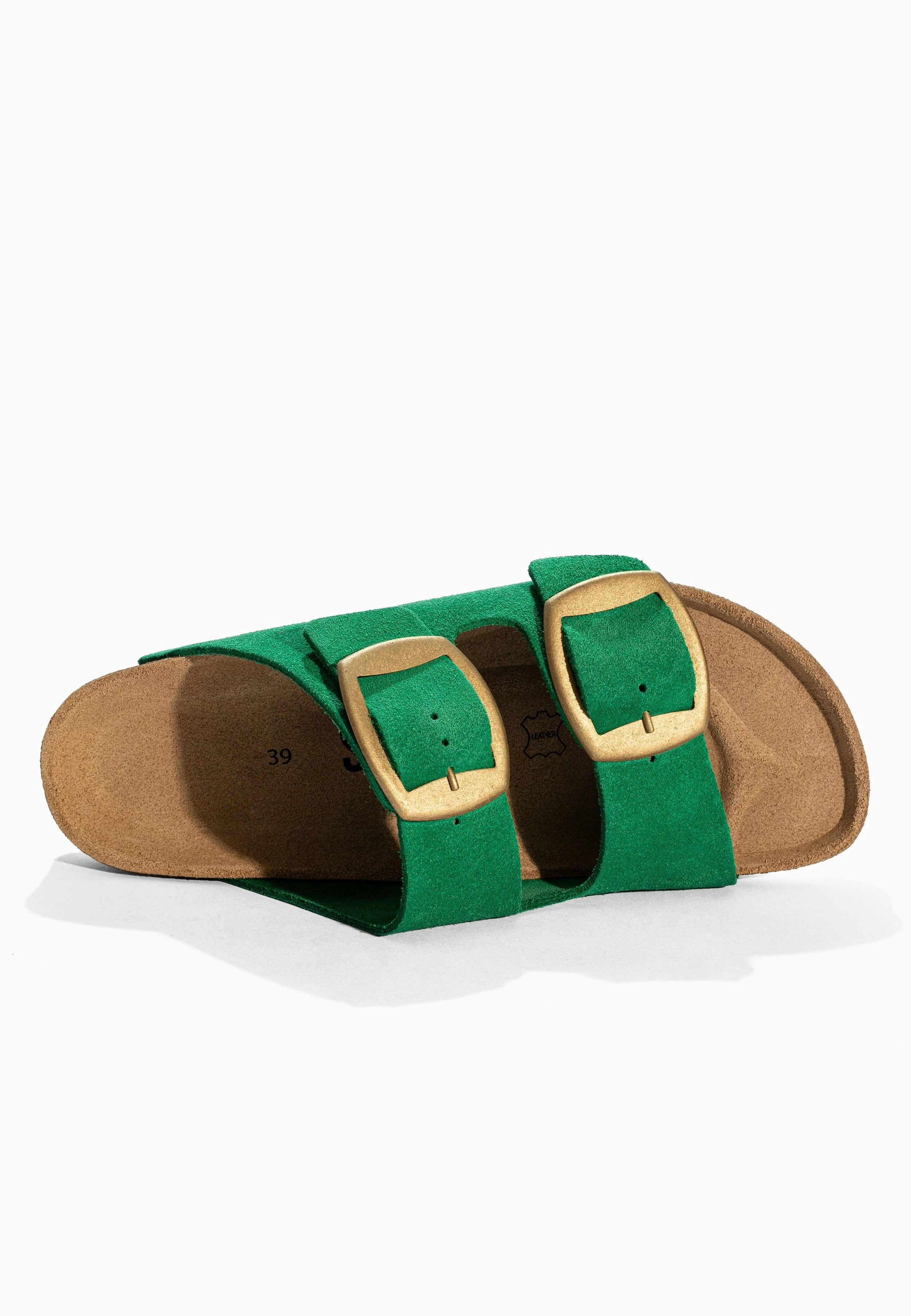 Sandales À Deux Brides Calen - Cuir - Green - Femme - Image 5