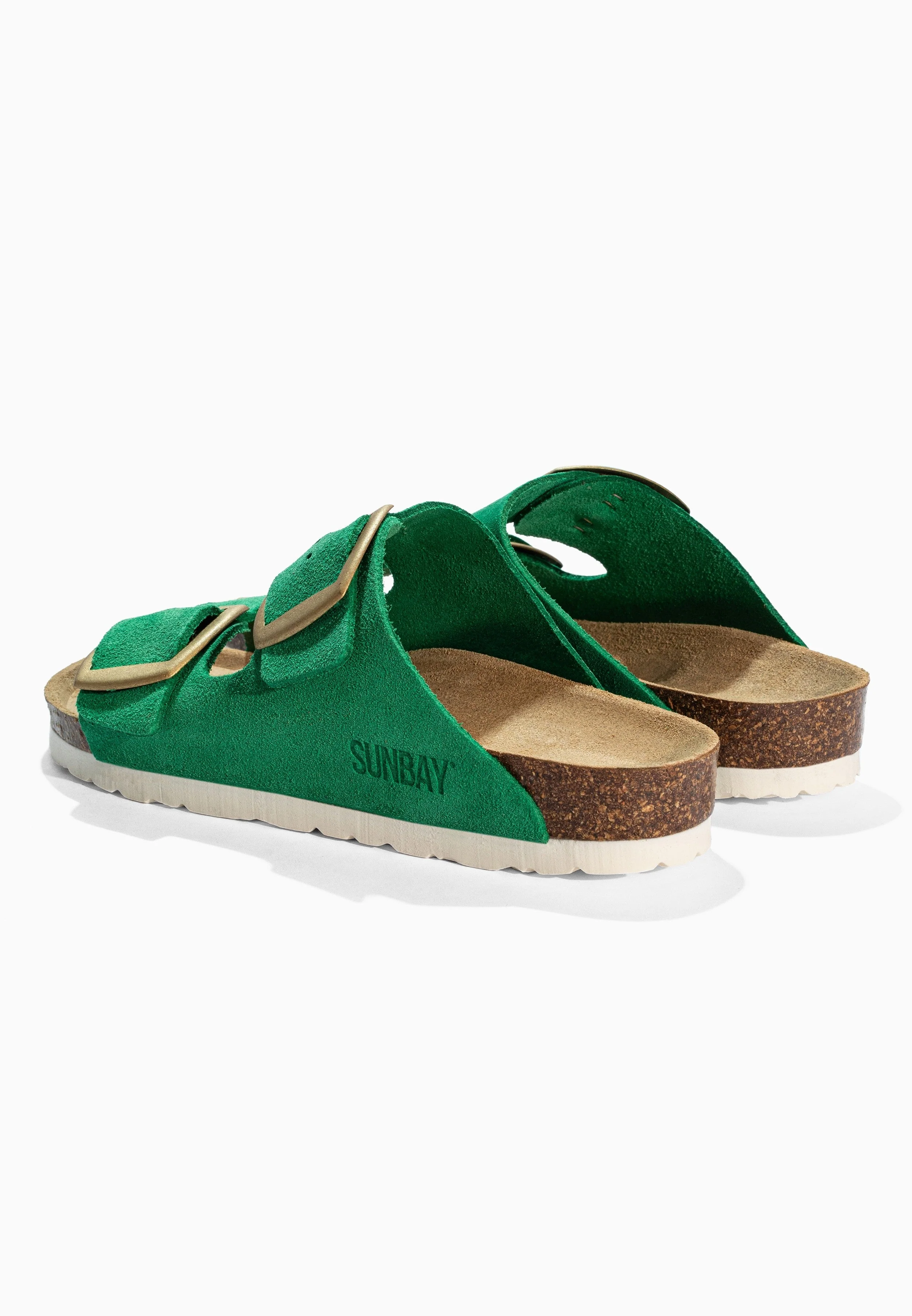 Sandales À Deux Brides Calen - Cuir - Green - Femme - Image 6