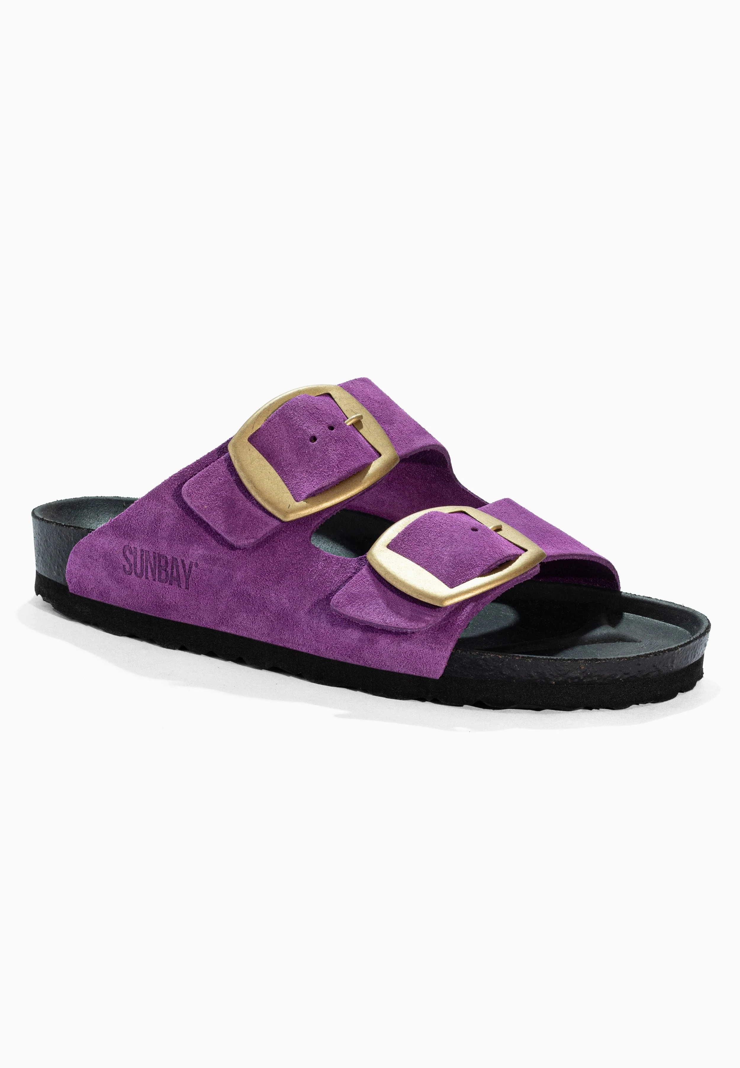 Sandales À Deux Brides Calen - Cuir - Purple - Femme - Image 2