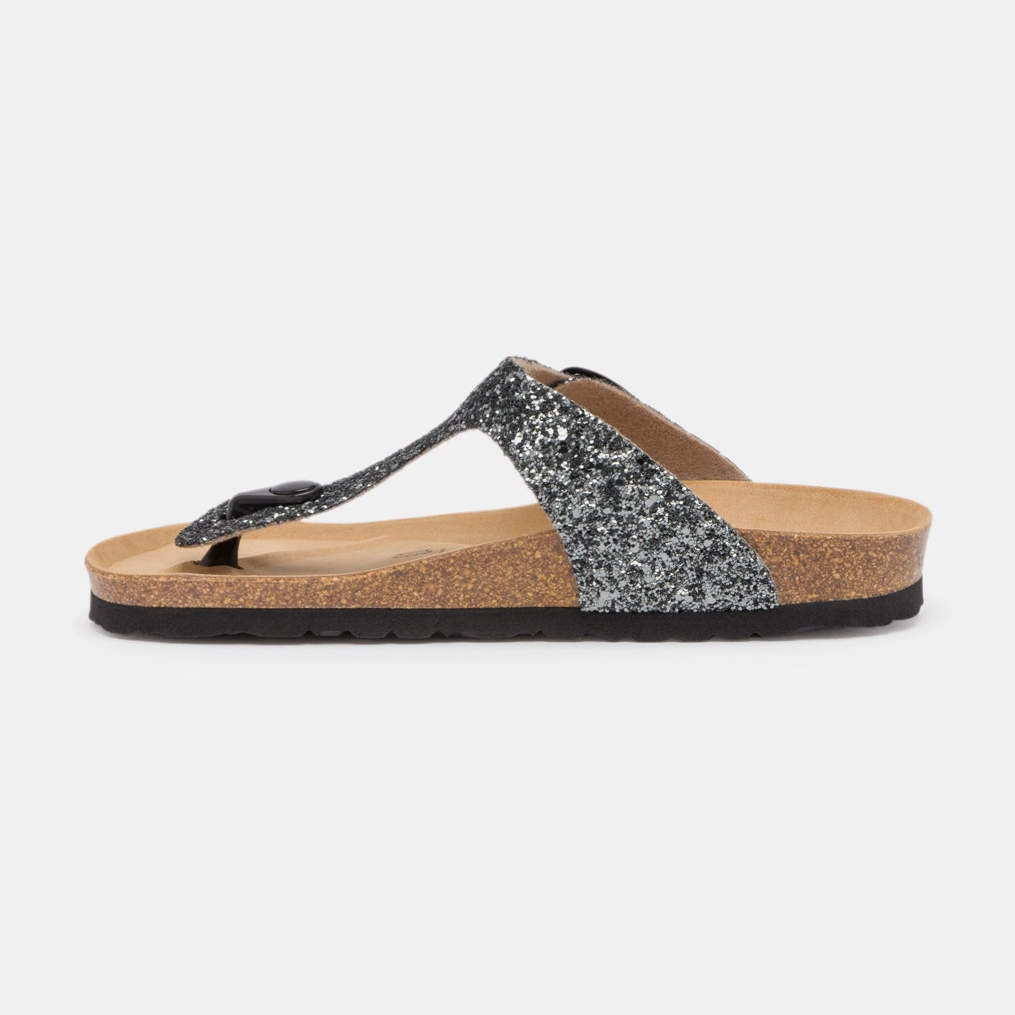Sandales À Entre-Doigts Camelia - Anthracite Glitter - Femme - Image 3
