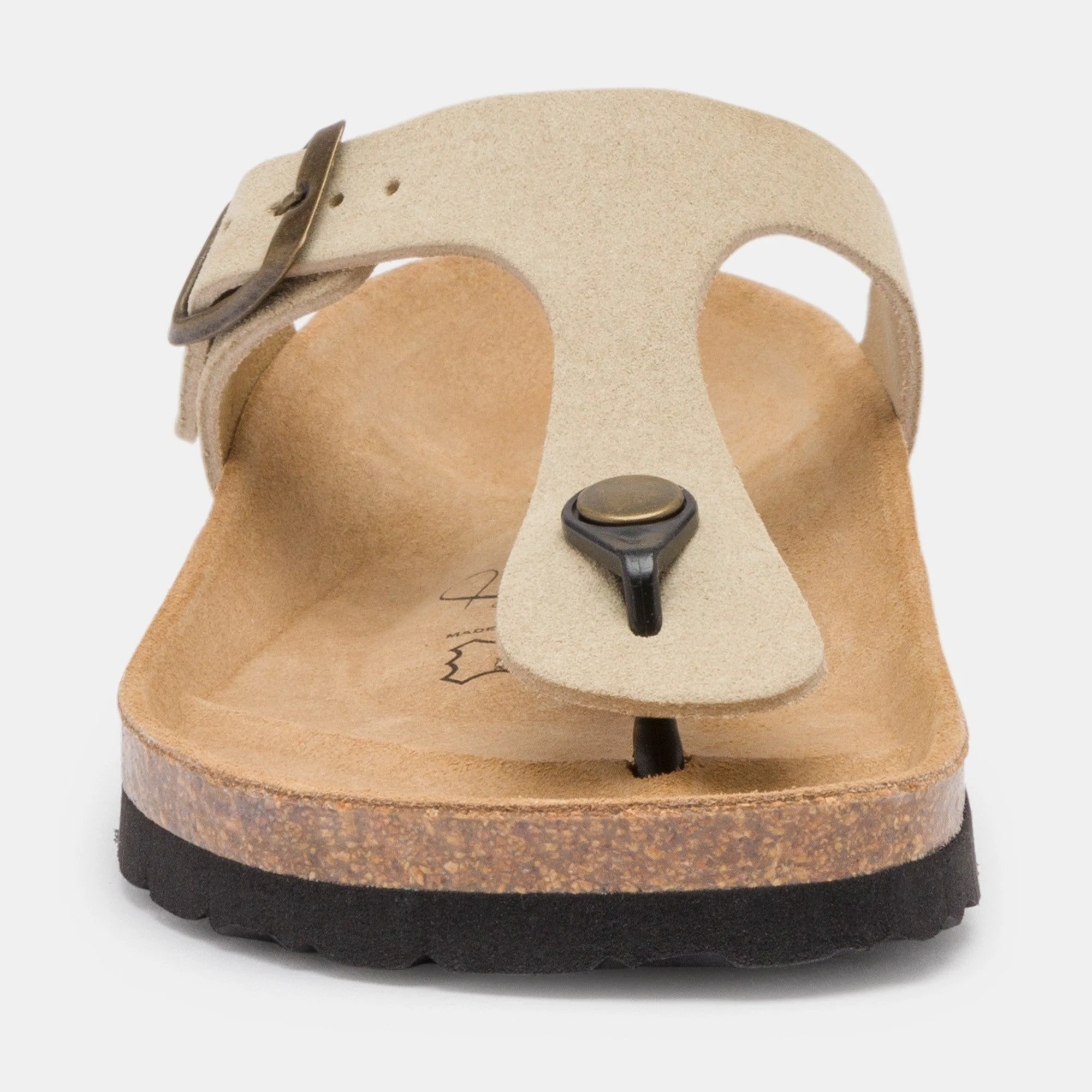 Sandales À Entre-Doigts Camelia - Cuir - Beige - Femme - Image 2