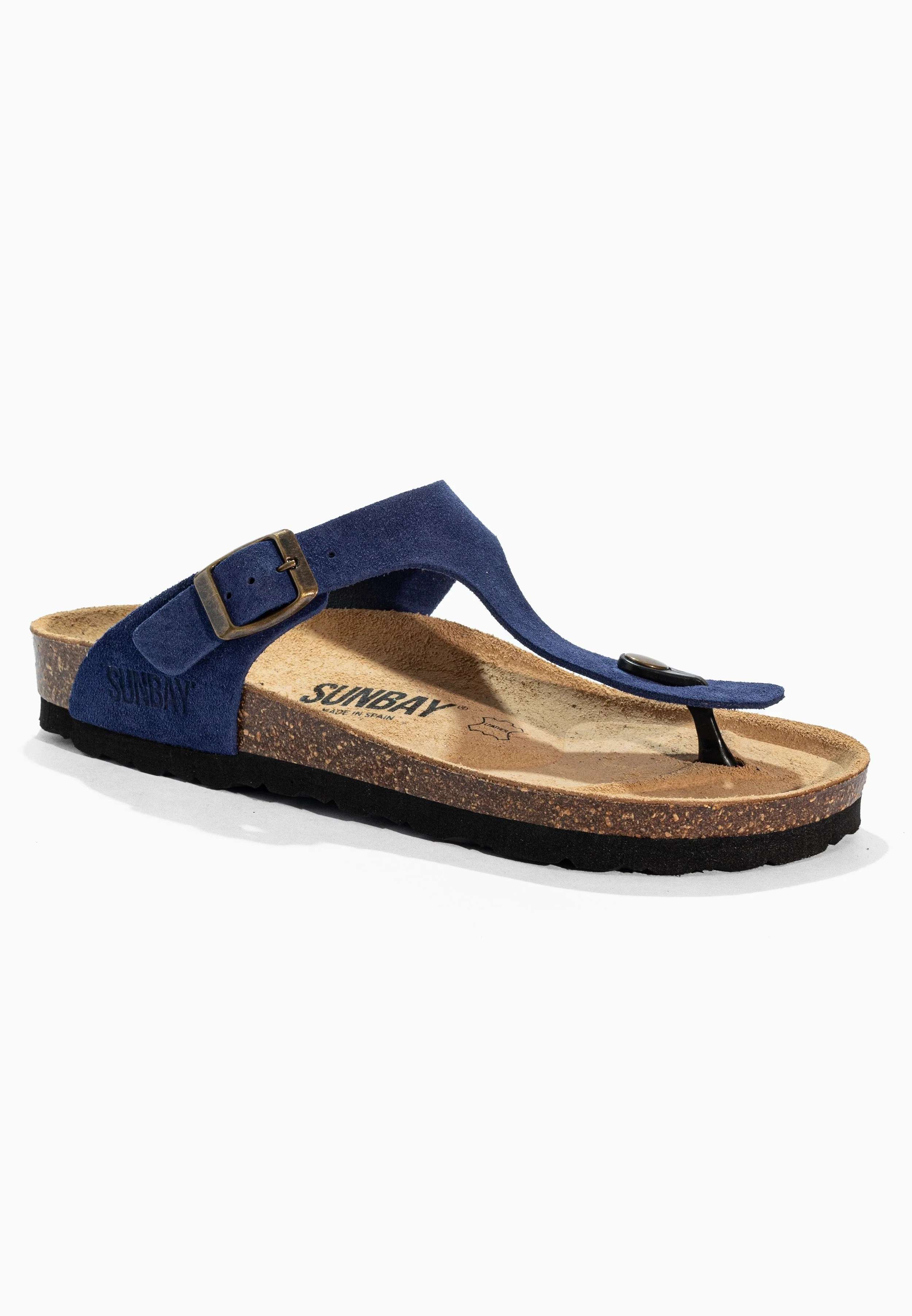 Sandales À Entre-Doigts Camelia - Cuir - Navy - Femme - Image 2