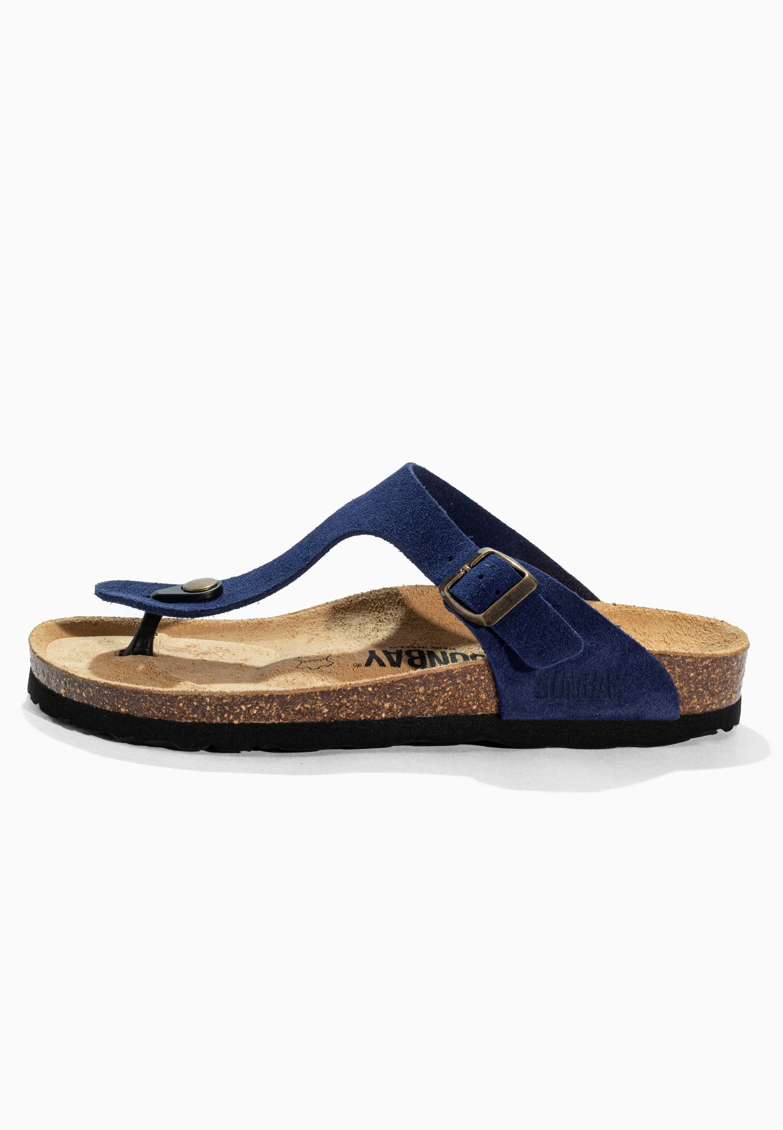 Sandales À Entre-Doigts Camelia - Cuir - Navy - Femme - Image 3