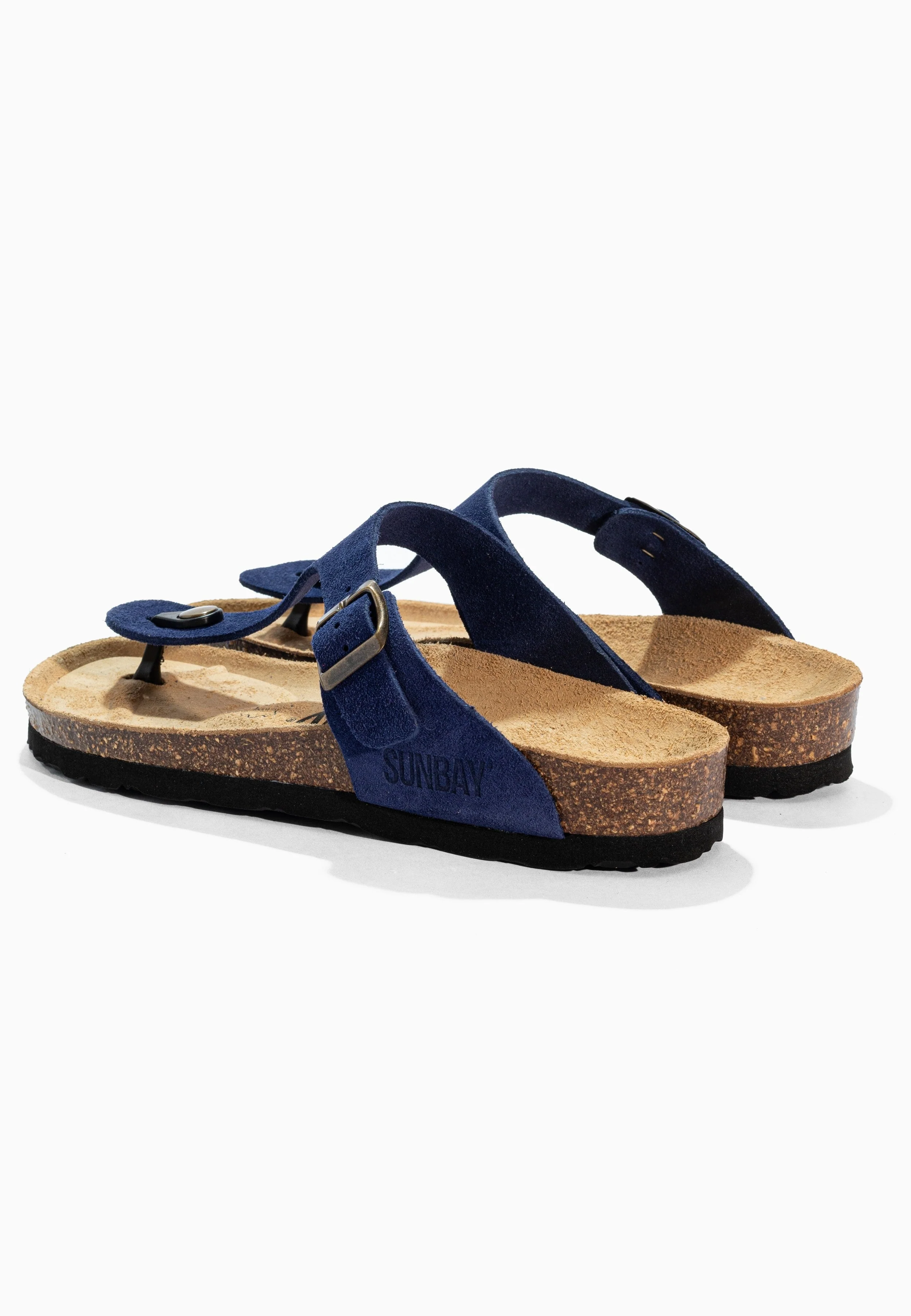 Sandales À Entre-Doigts Camelia - Cuir - Navy - Femme - Image 6