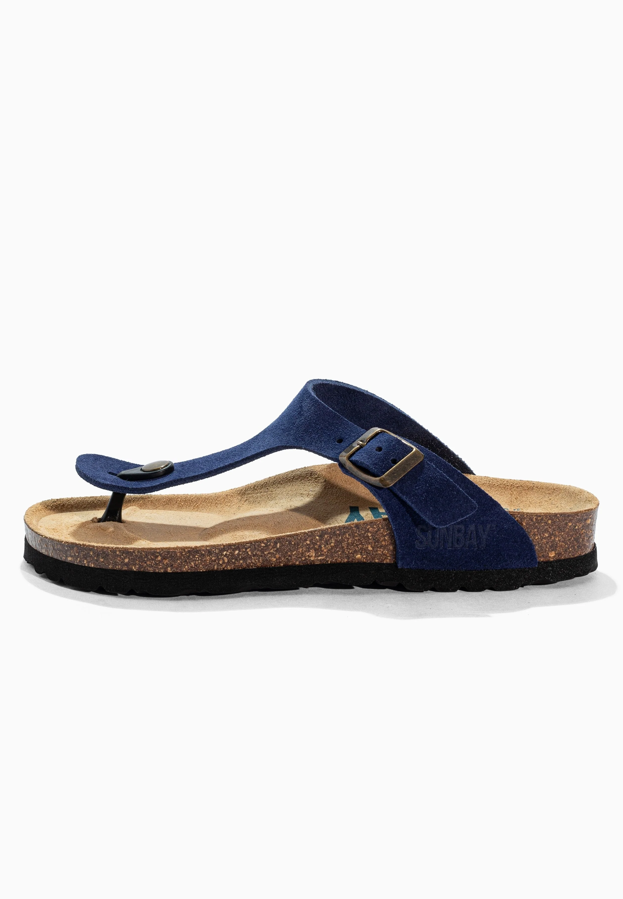 Sandales À Entre-Doigts Camelia - Cuir - Navy - Femme - Image 3