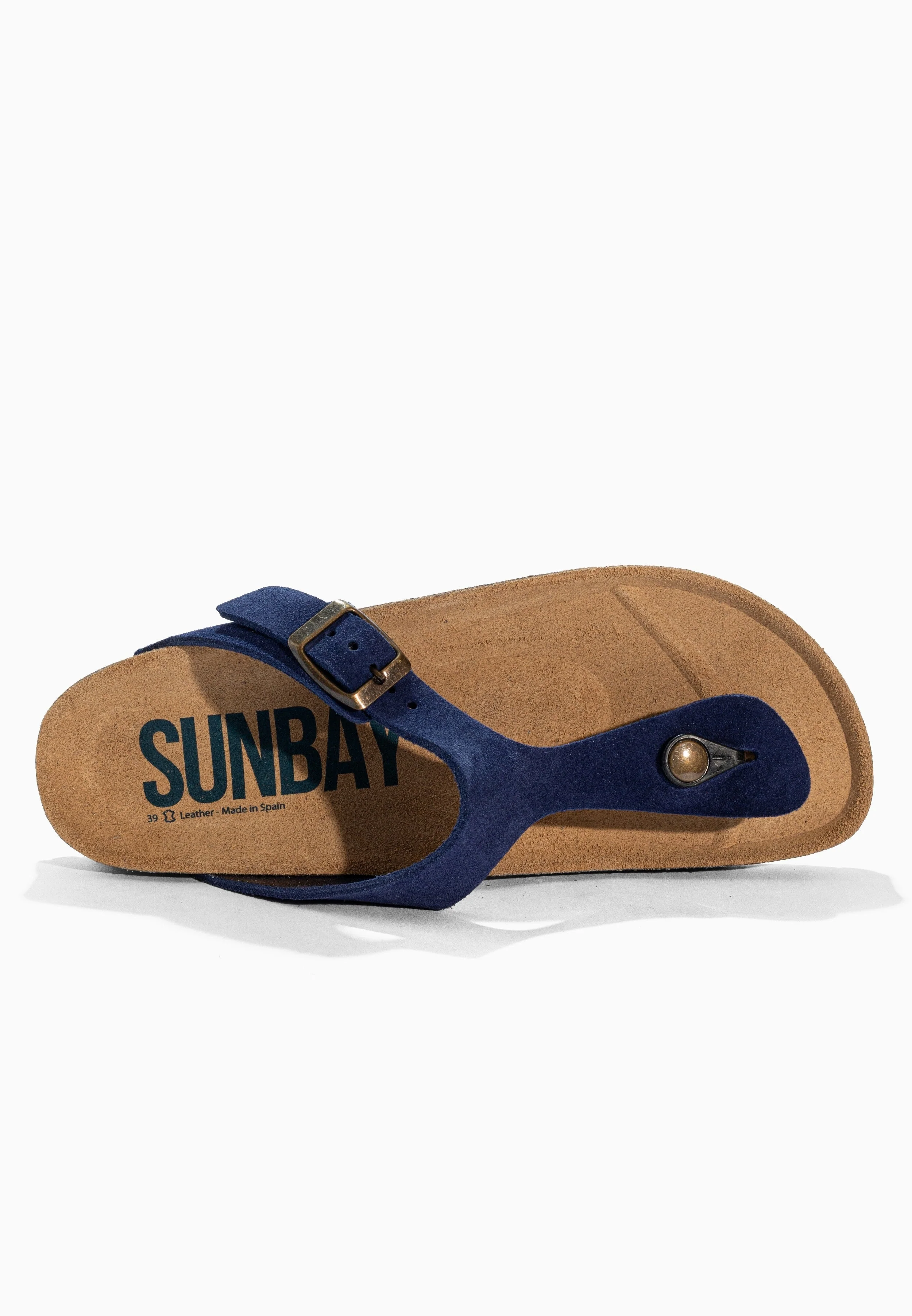 Sandales À Entre-Doigts Camelia - Cuir - Navy - Femme - Image 5