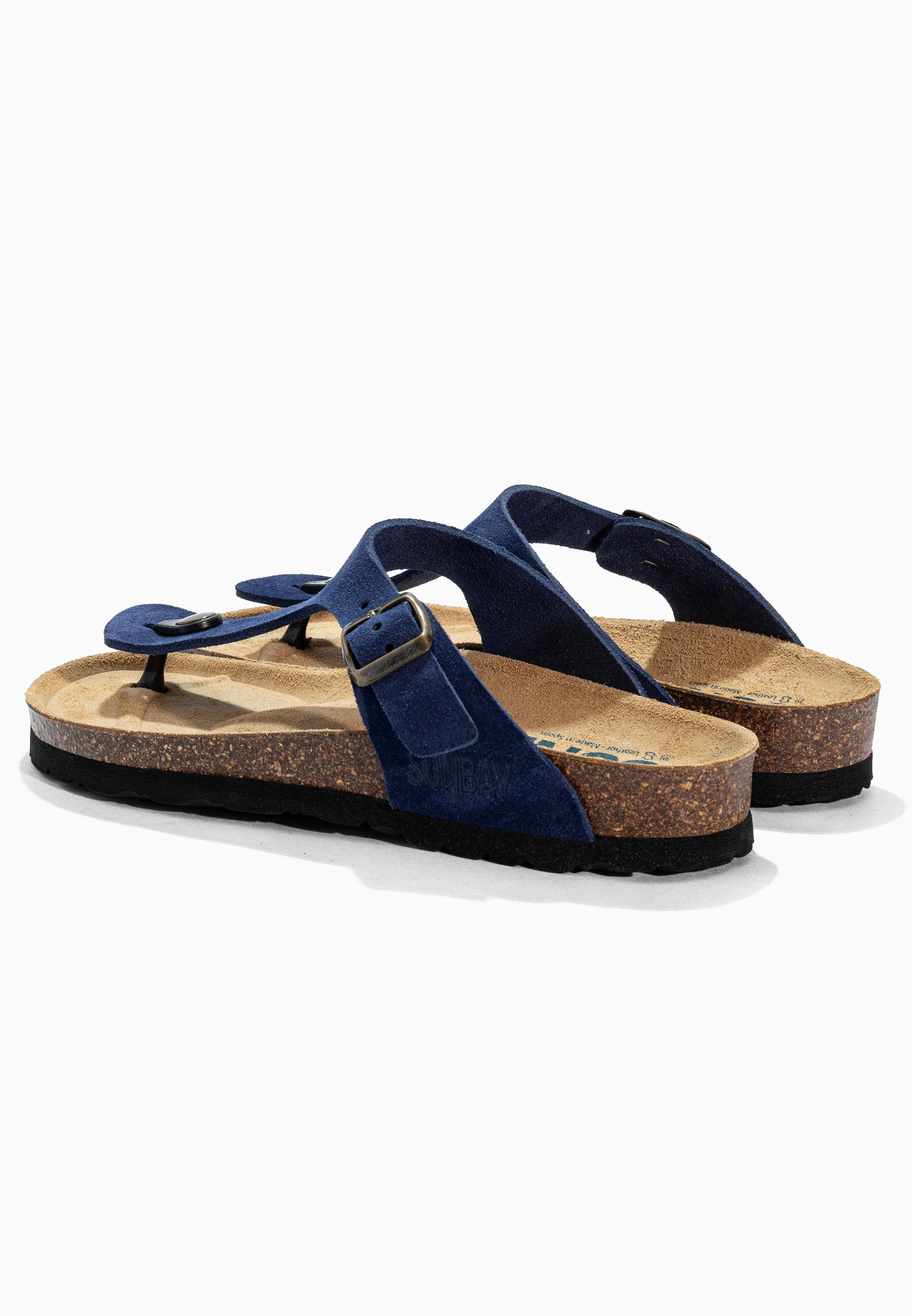 Sandales À Entre-Doigts Camelia - Cuir - Navy - Femme - Image 6