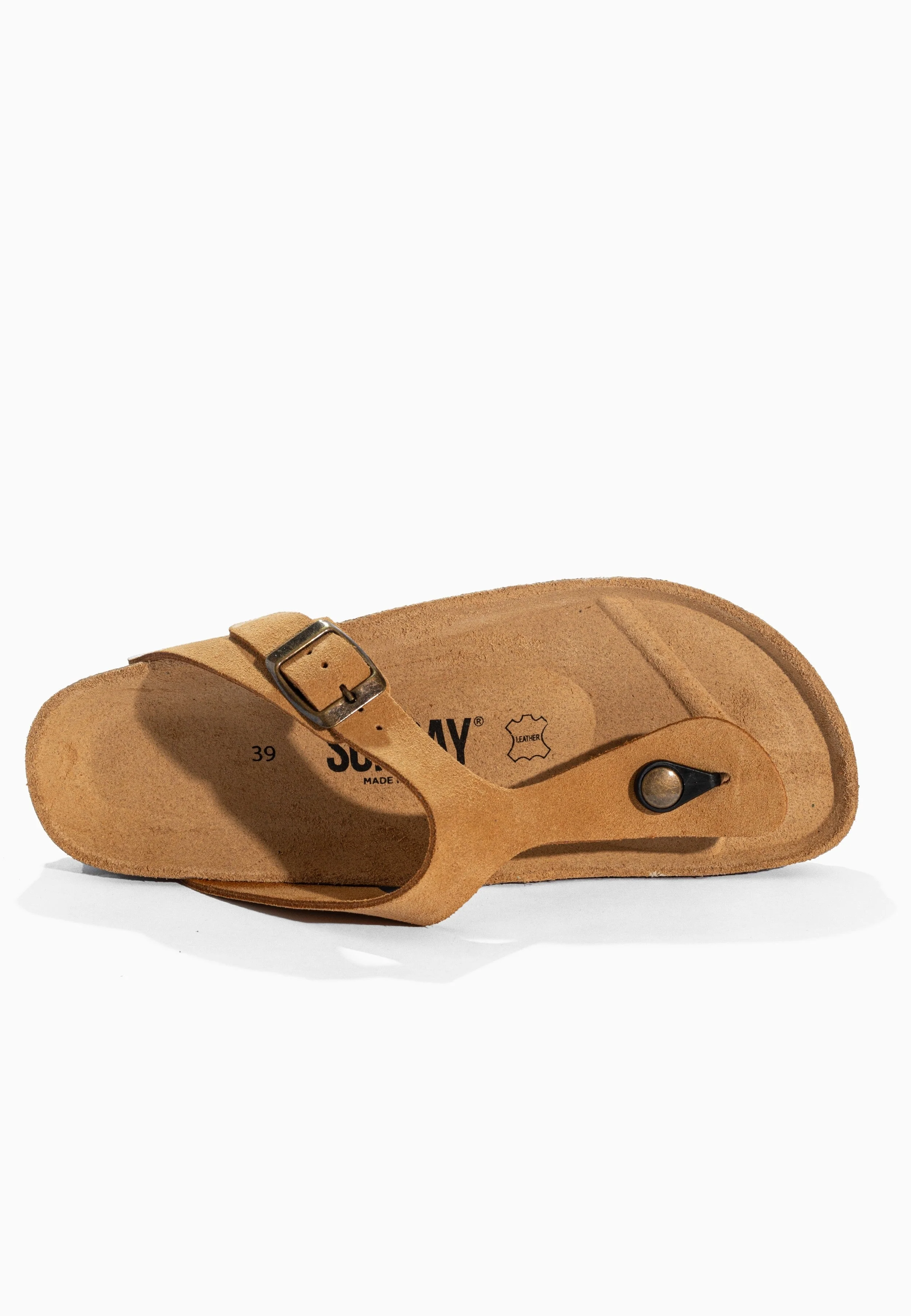 Sandales À Entre-Doigts Camelia - Cuir - Camel - Femme - Image 5