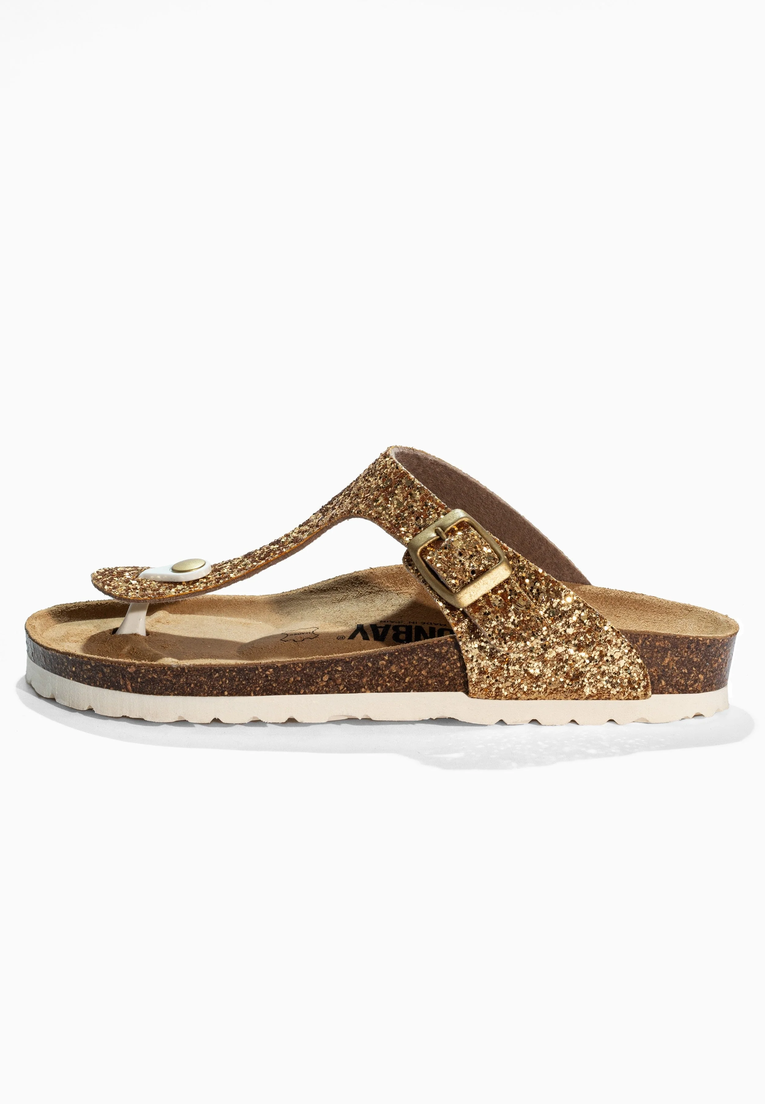 Sandales À Entre-Doigts Camelia - Gold Glitter - Femme - Image 3
