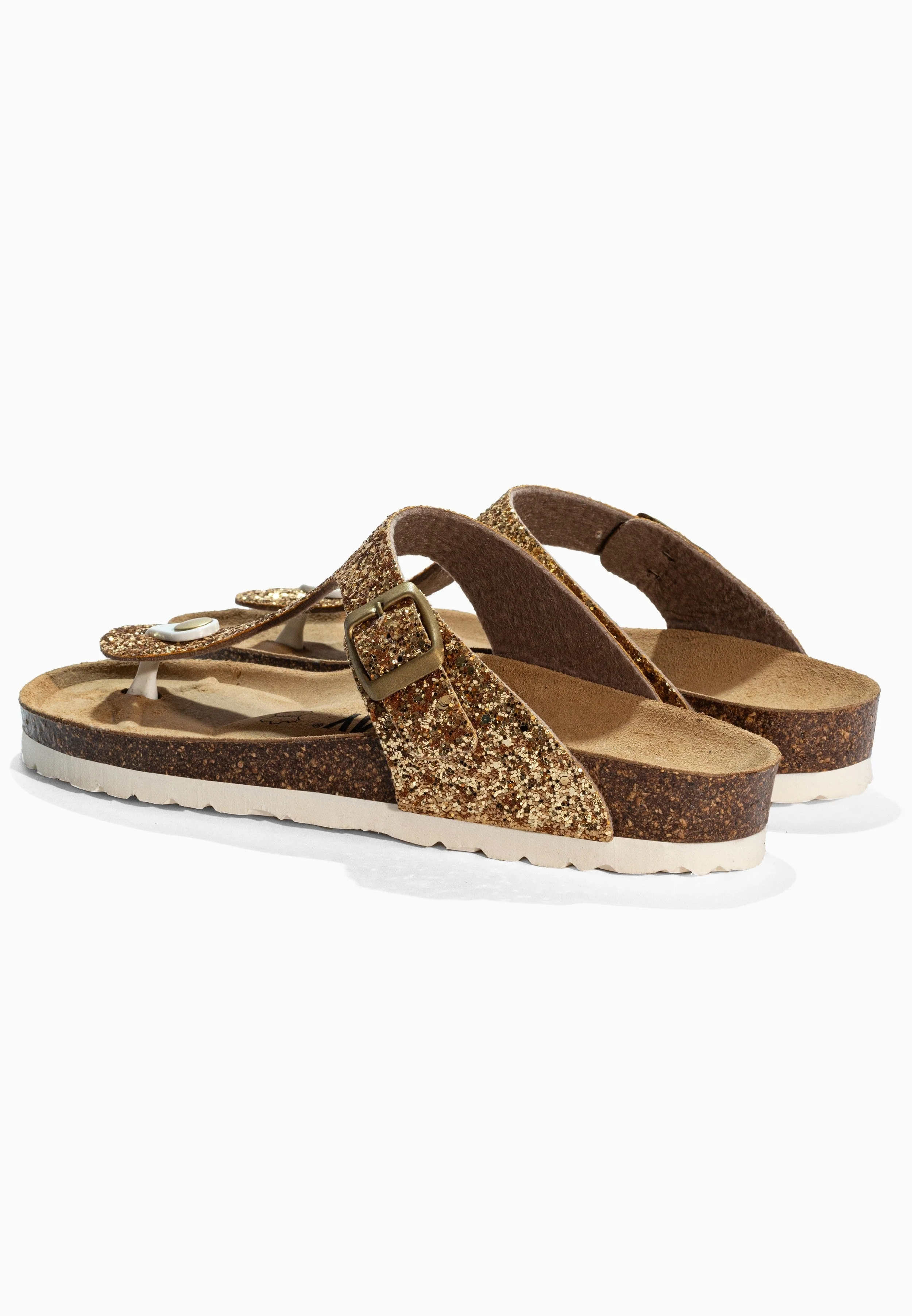 Sandales À Entre-Doigts Camelia - Gold Glitter - Femme - Image 6