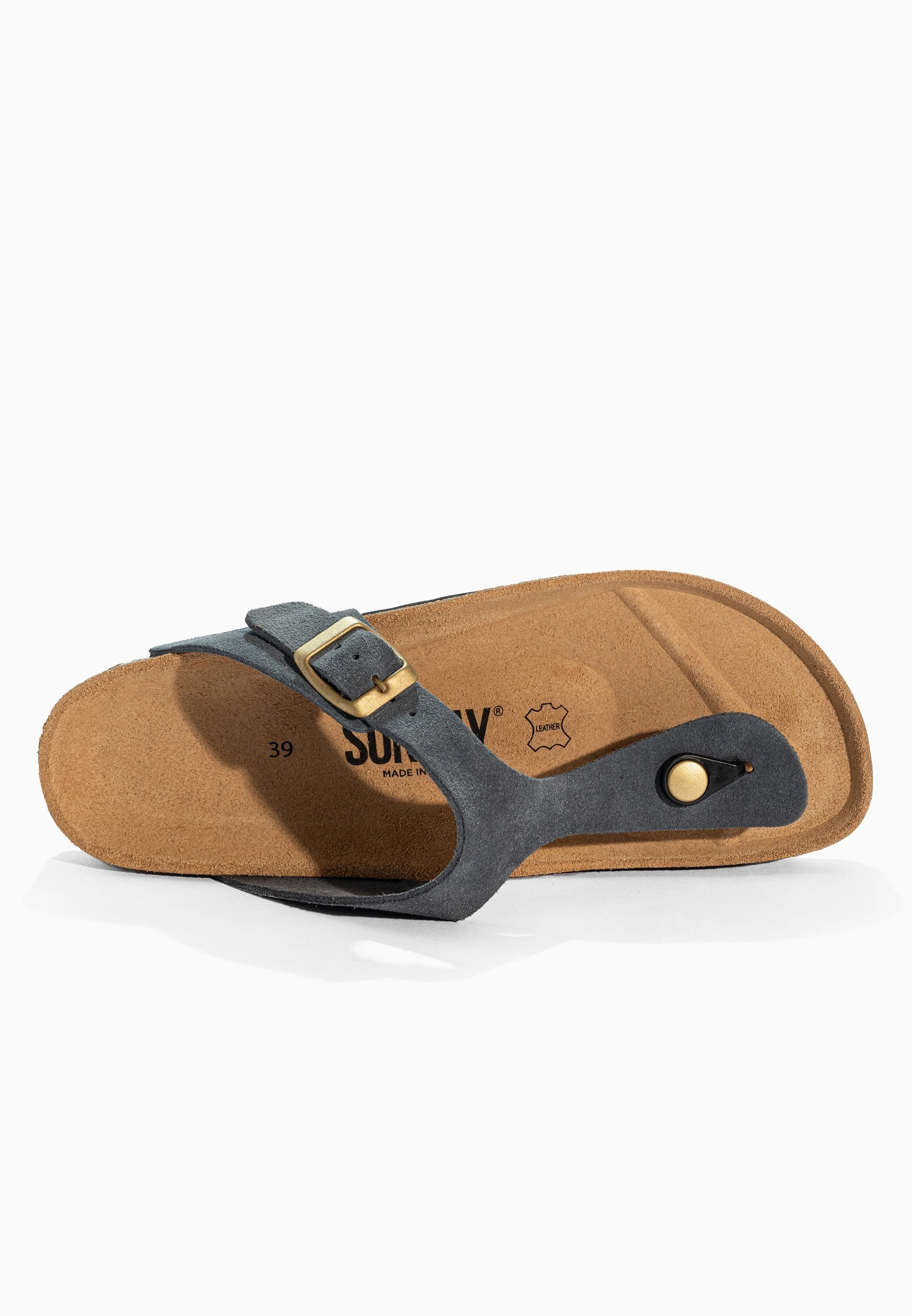 Sandales À Entre-Doigts Camelia - Cuir - Grey - Femme - Image 5