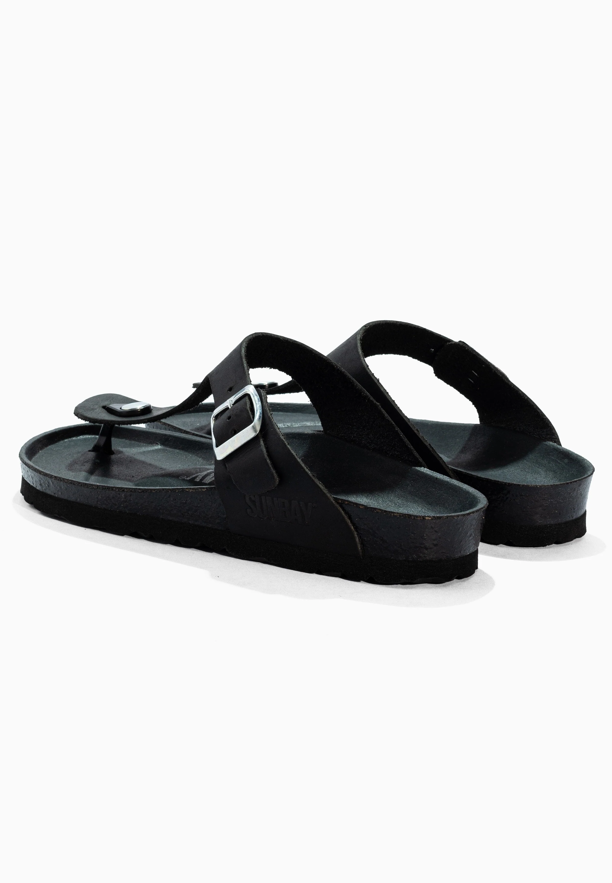 Sandales À Entre-Doigts Camelia - Cuir - Black - Femme - Image 6