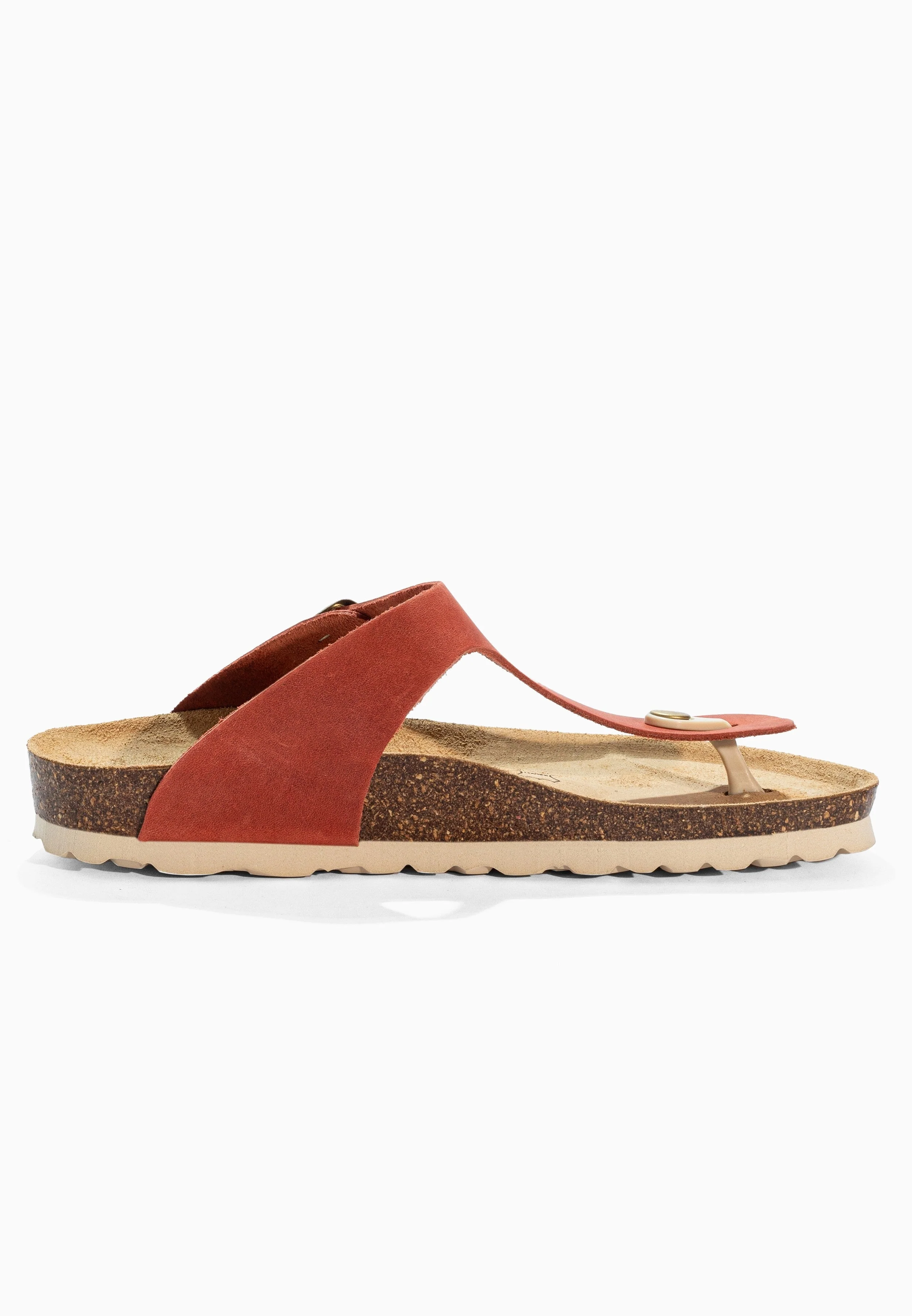 Sandales À Entre-Doigts Camelia - Cuir - Orange - Femme - Image 4