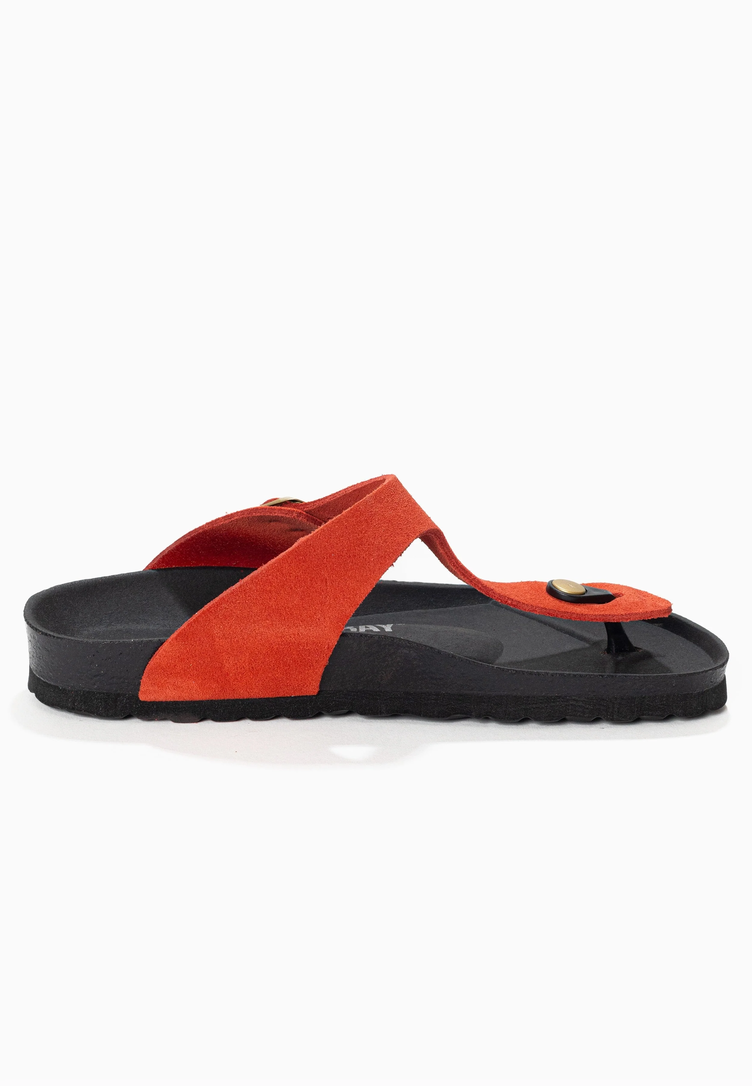 Sandales À Entre-Doigts Camelia - Cuir - Red - Femme - Image 4