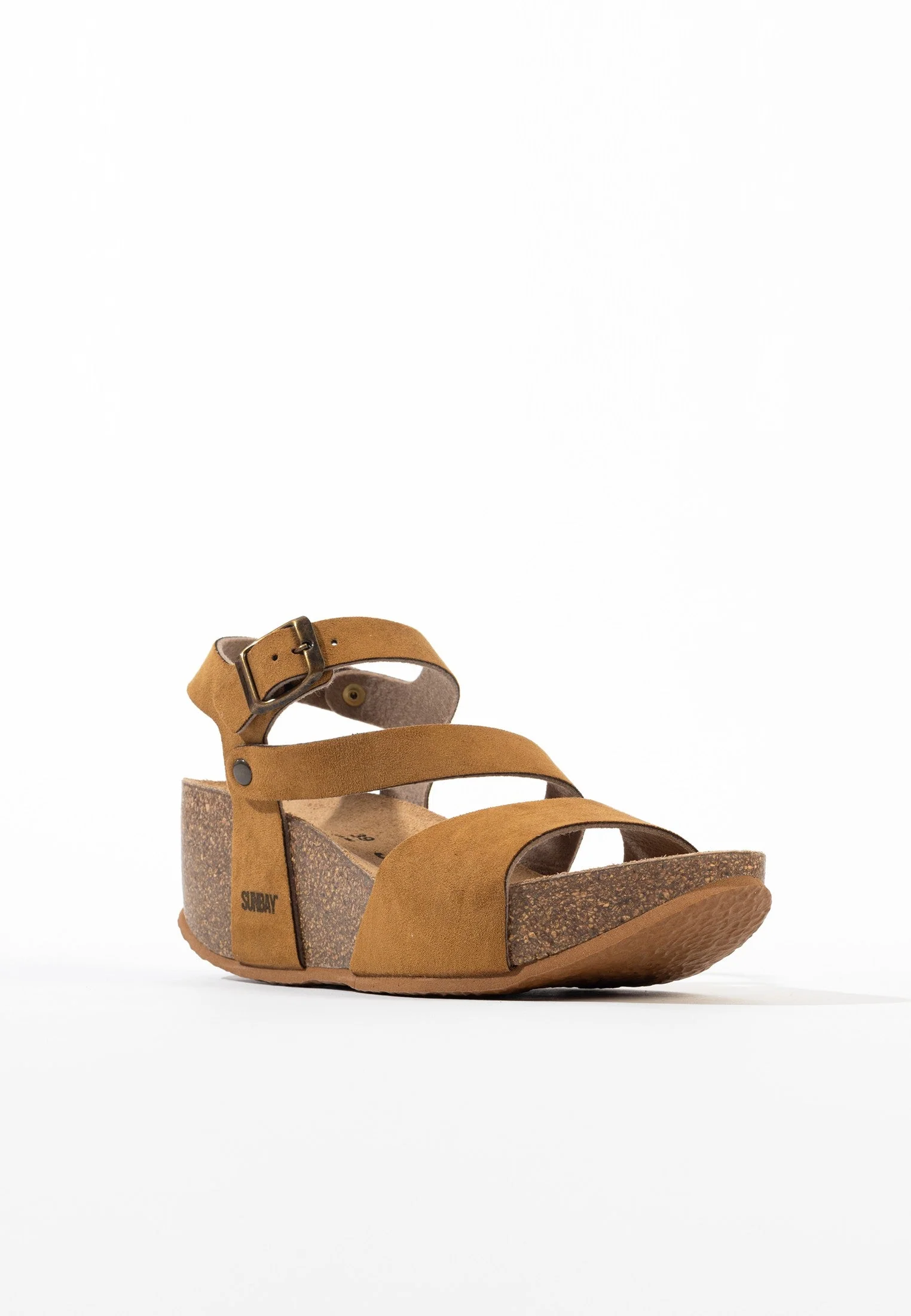 Sandales À Talons Compensés Cooma - Camel - Femme - Image 3