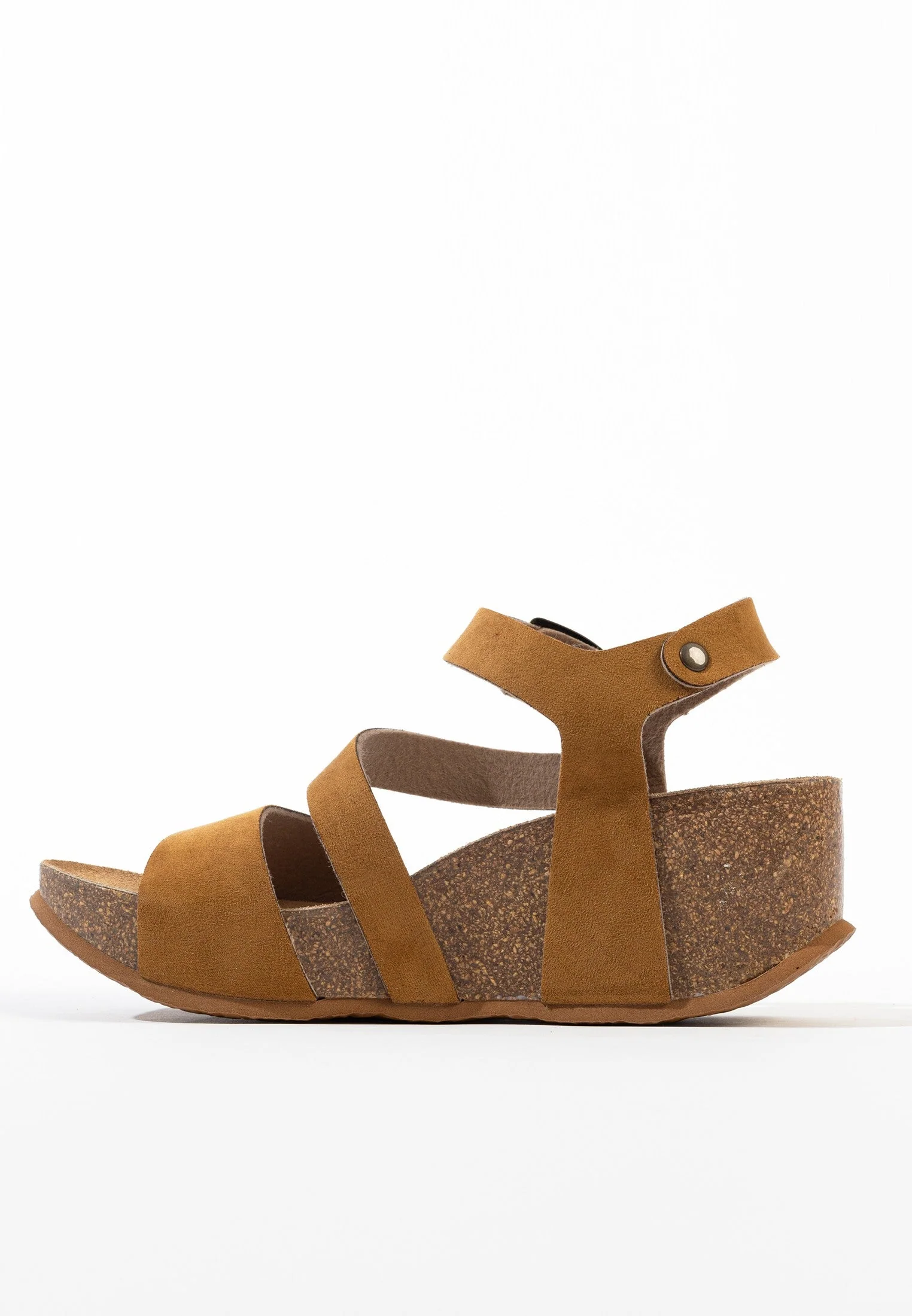 Sandales À Talons Compensés Cooma - Camel - Femme - Image 5
