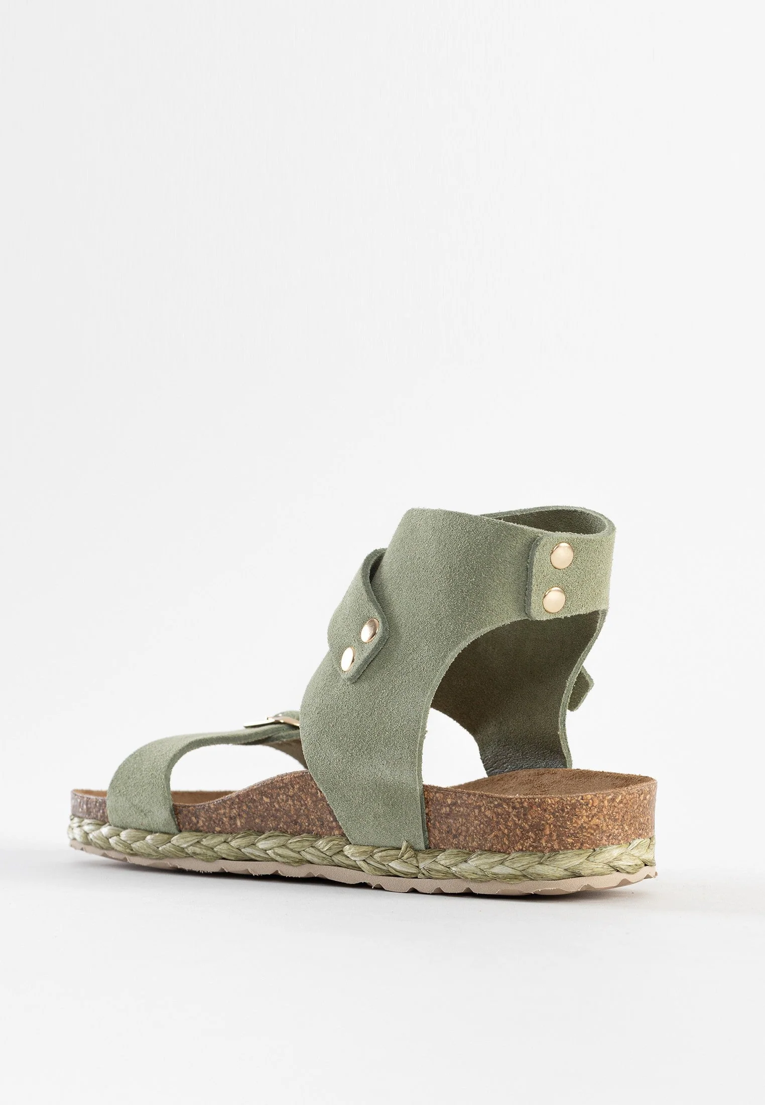 Sandales Multi-Brides Dooly - Cuir - Green - Femme - Image 4