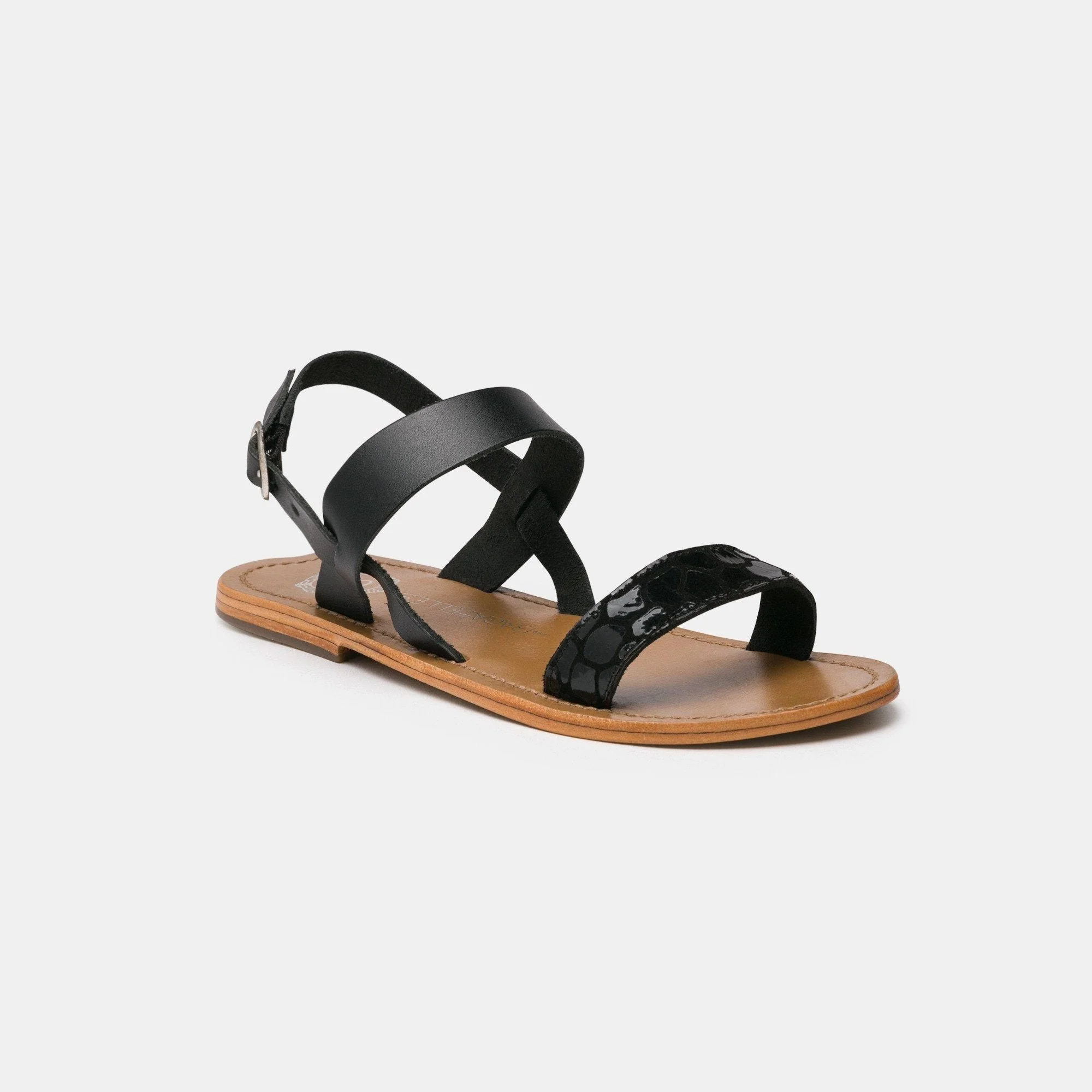 Sandales Bronx - Noir-Zèbre - Image 10