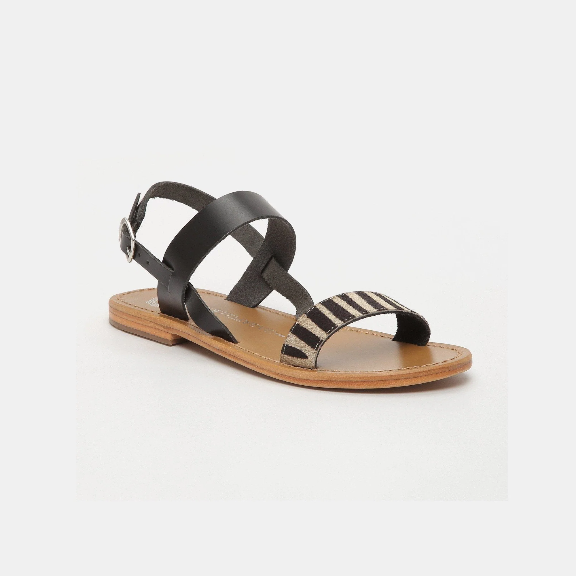 Sandales Bronx - Noir-Zèbre - Image 17