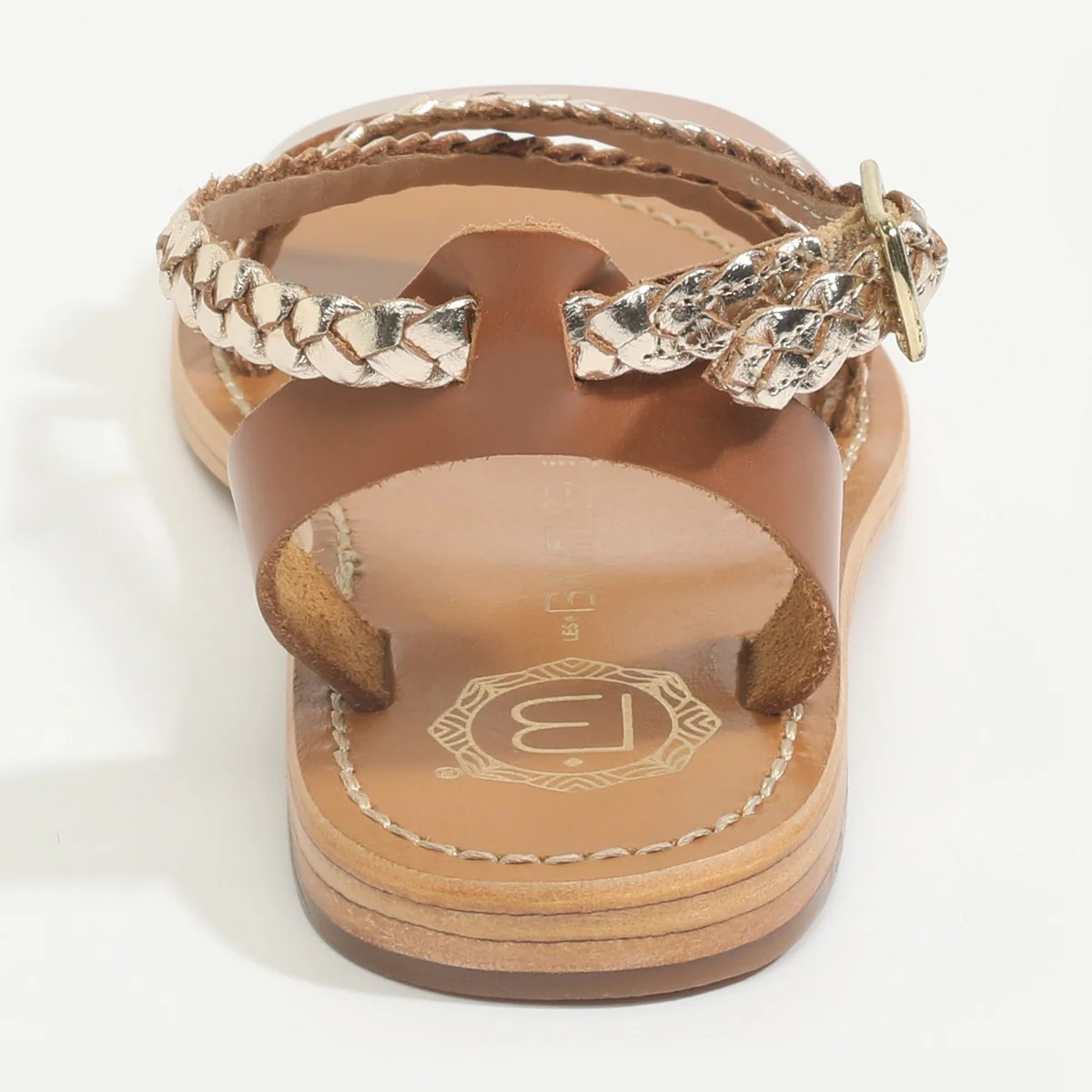 Sandales Raisa - Gold Et Camel - Image 7